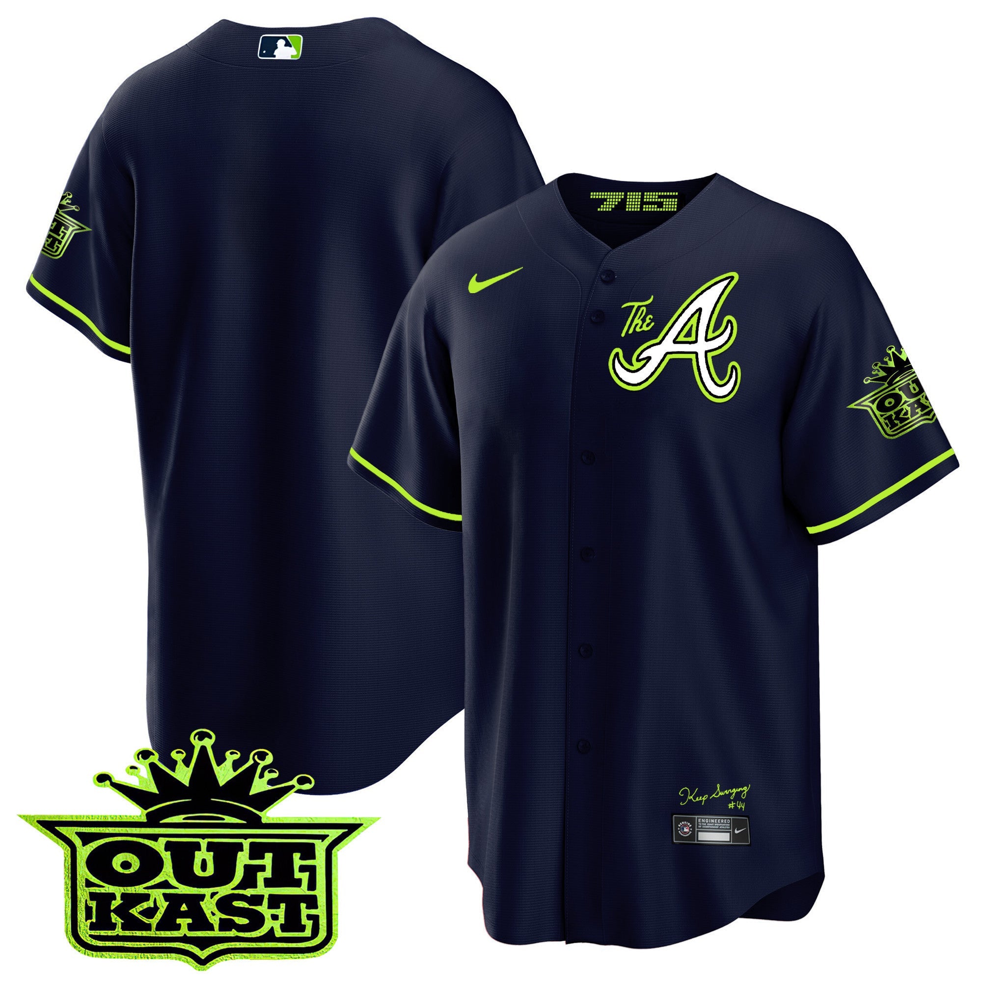 Men’s Atlanta Atliens The A Cool Base Jersey