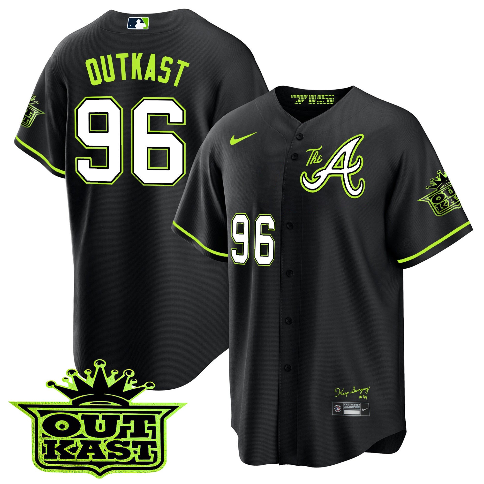Men’s Atlanta Atliens The A Cool Base Jersey