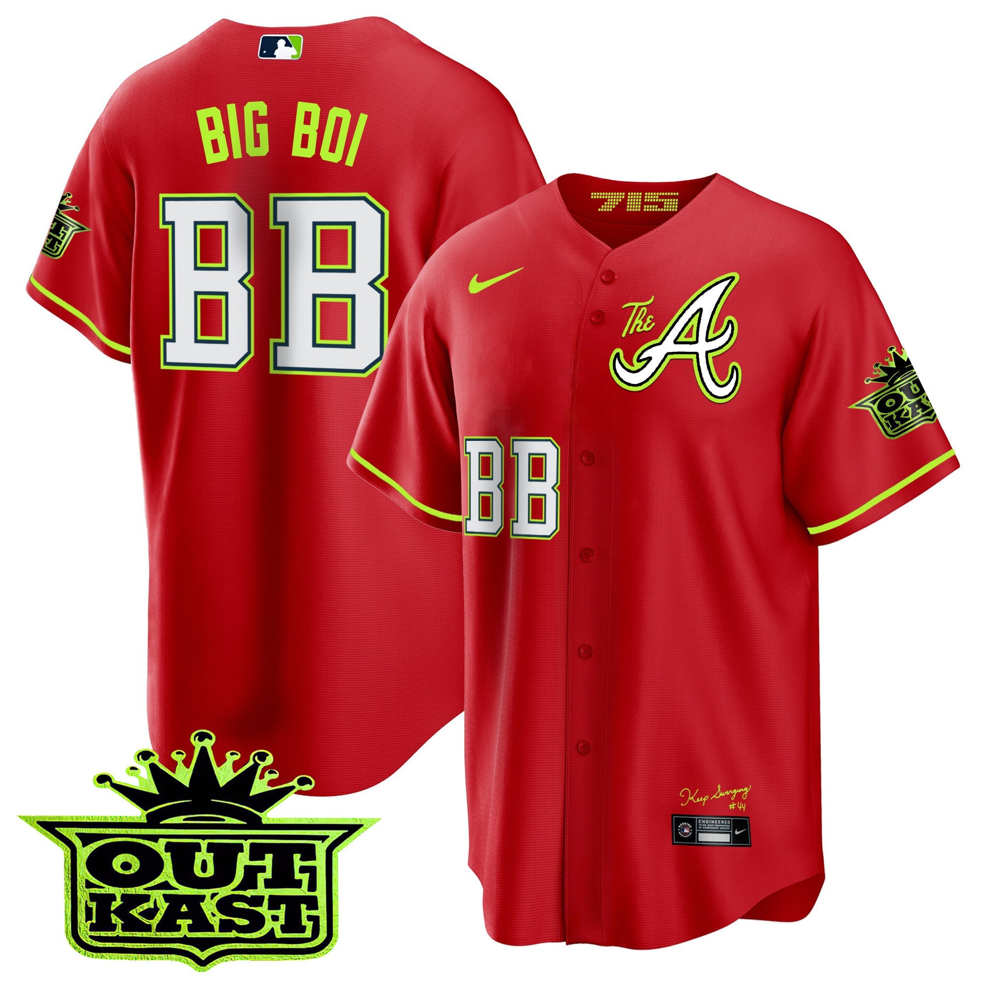 Men’s Atlanta Atliens The A Cool Base Jersey