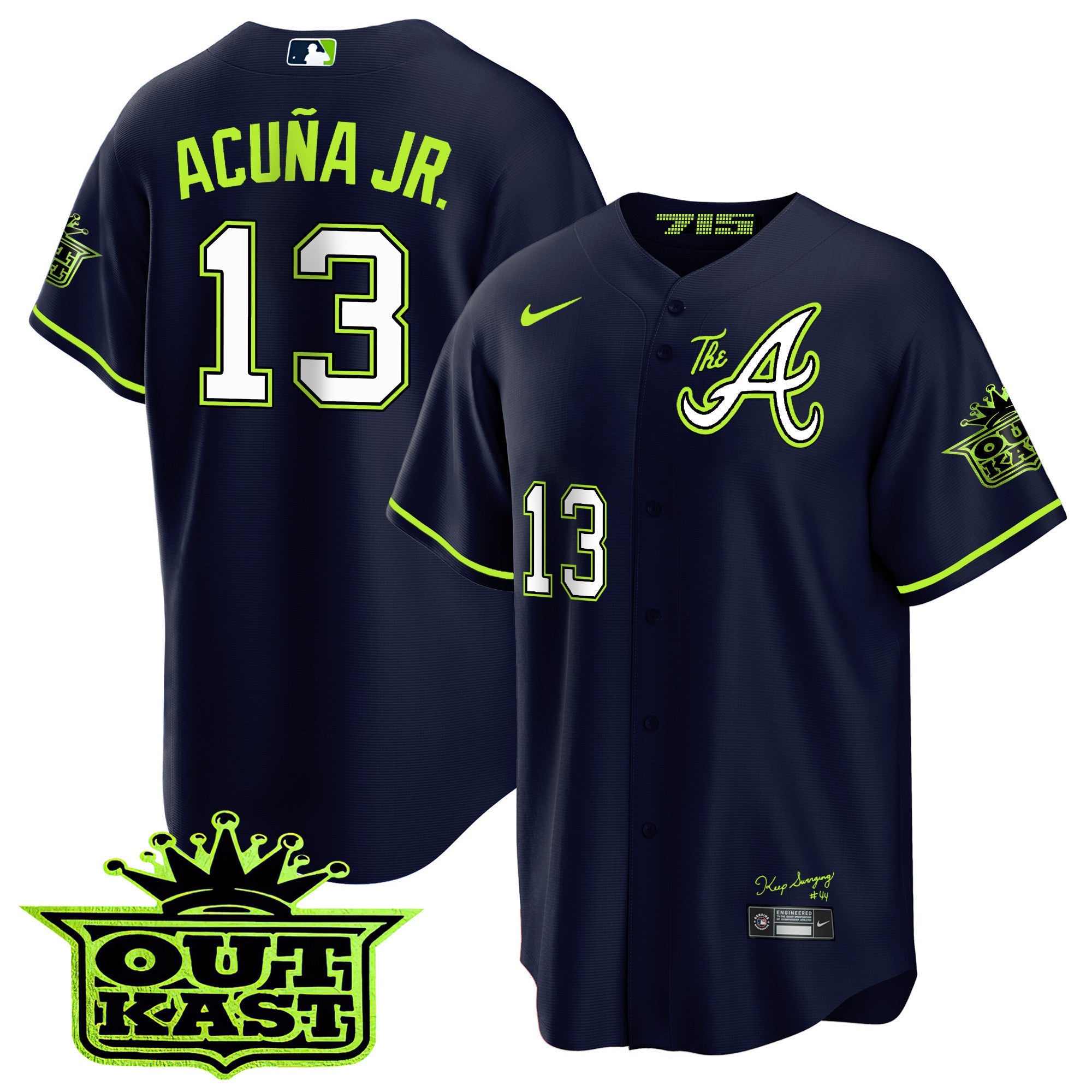 Men’s Atlanta Atliens The A Cool Base Jersey