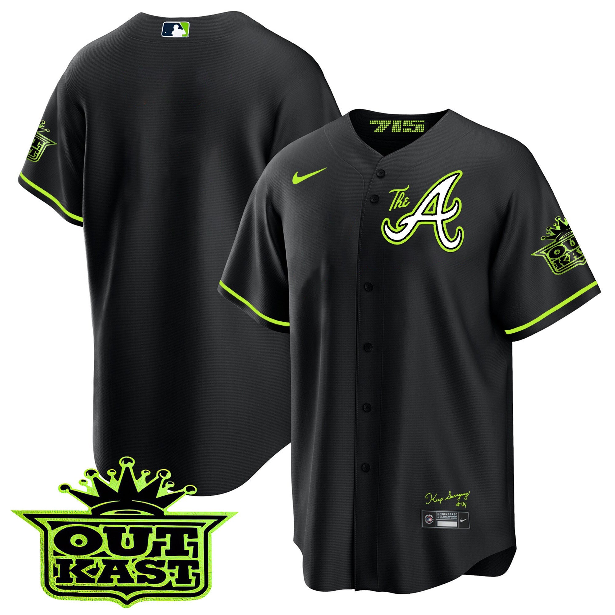 Men’s Atlanta Atliens The A Cool Base Jersey