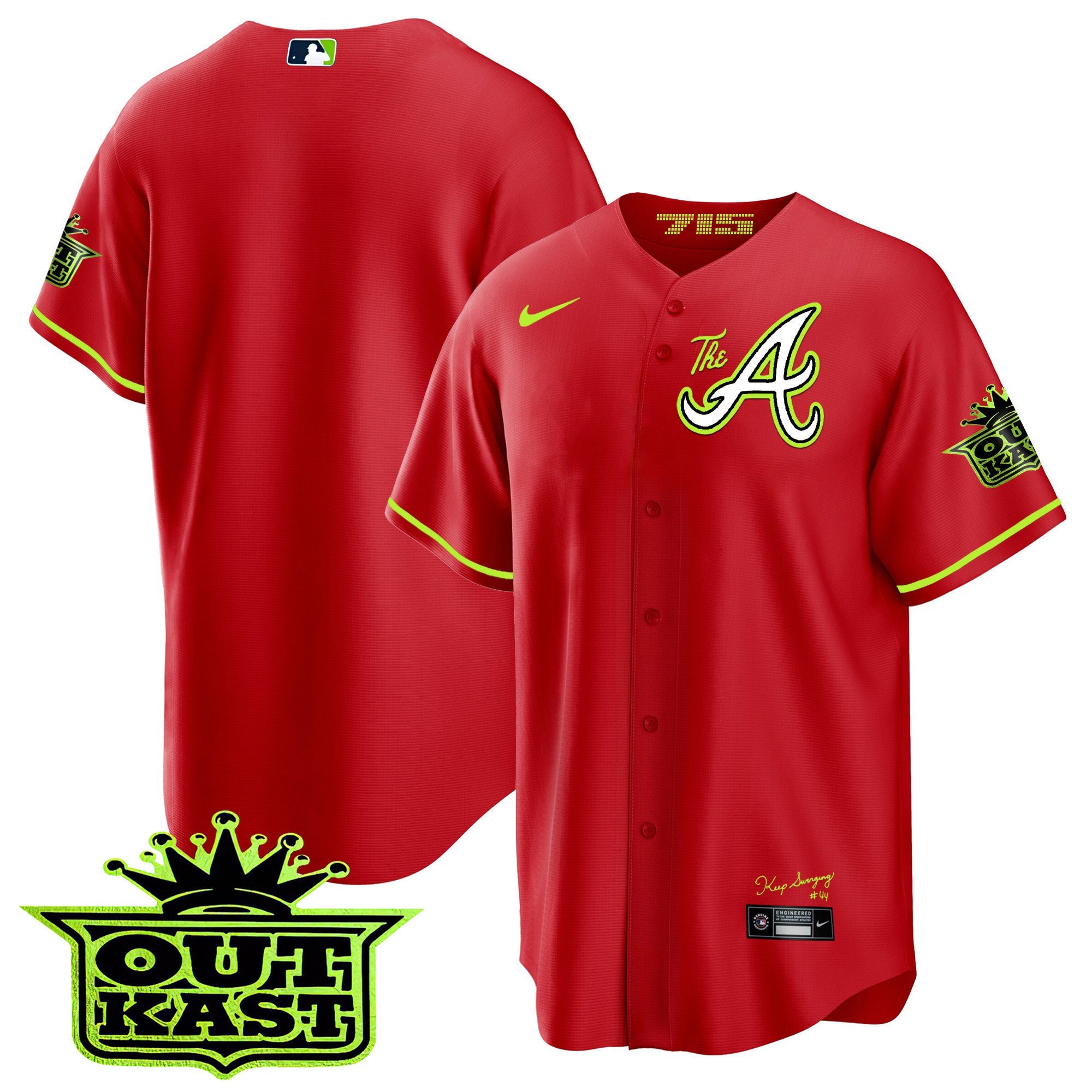 Men’s Atlanta Atliens The A Cool Base Jersey