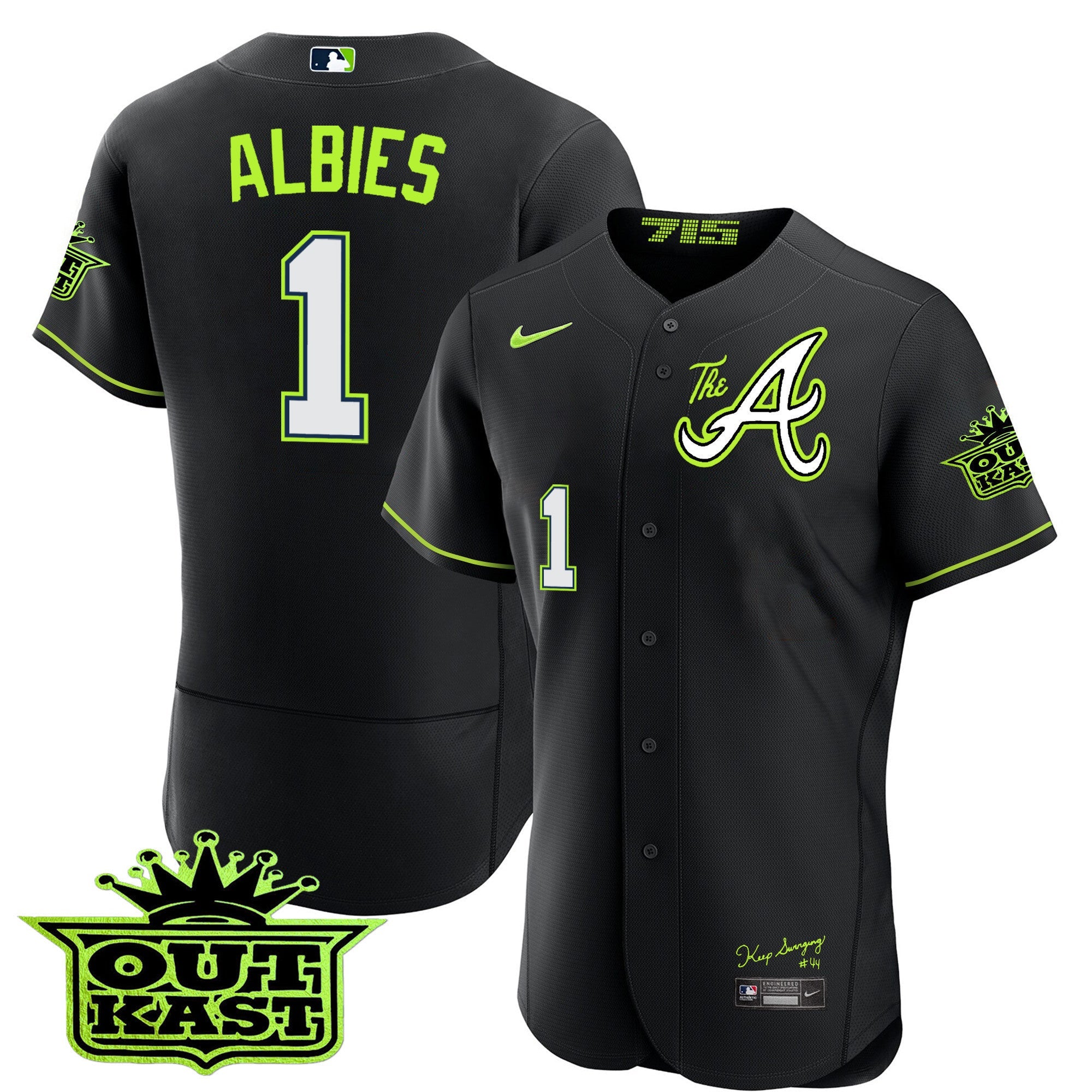 Men’s Atlanta Atliens The A Flex Base Jersey