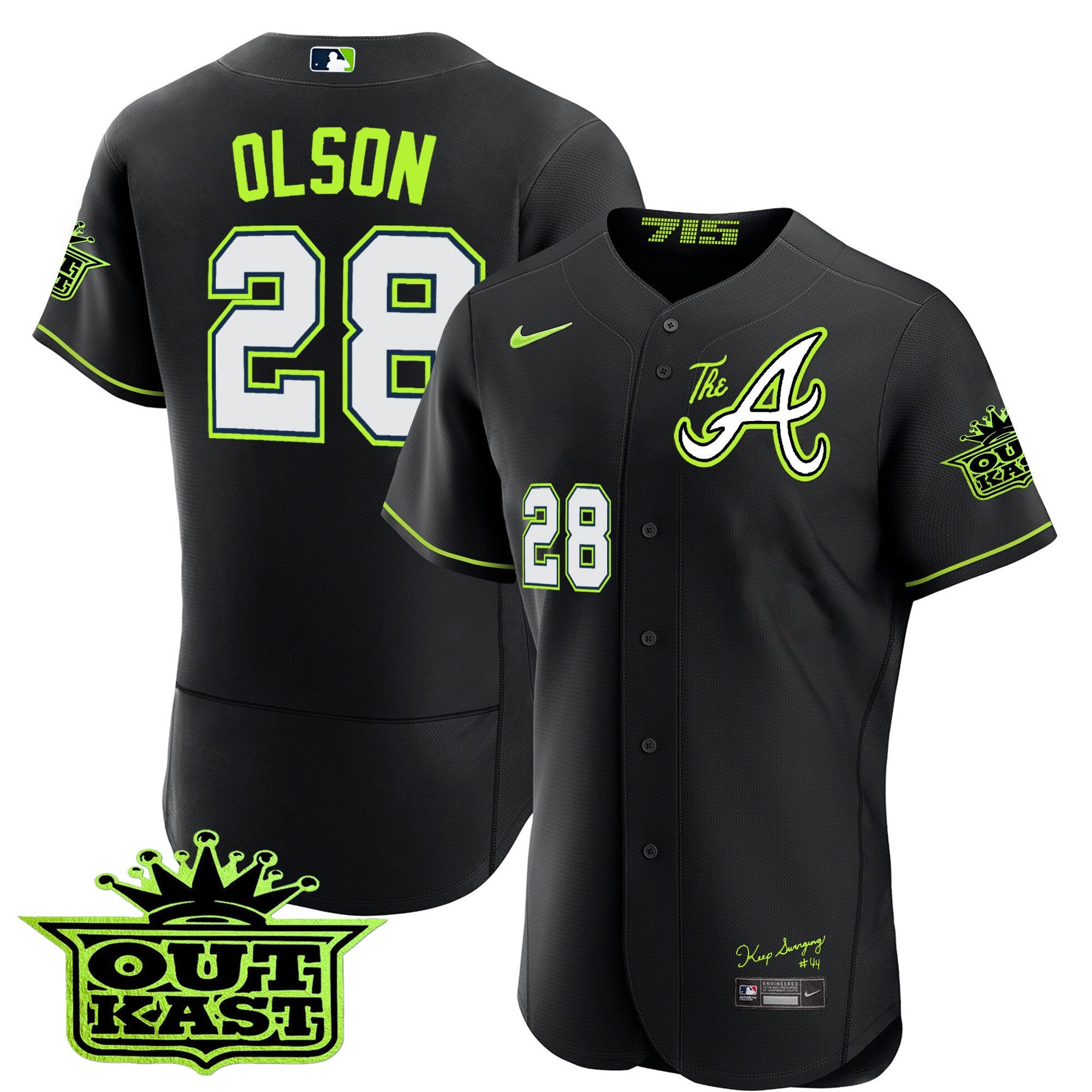 Men’s Atlanta Atliens The A Flex Base Jersey