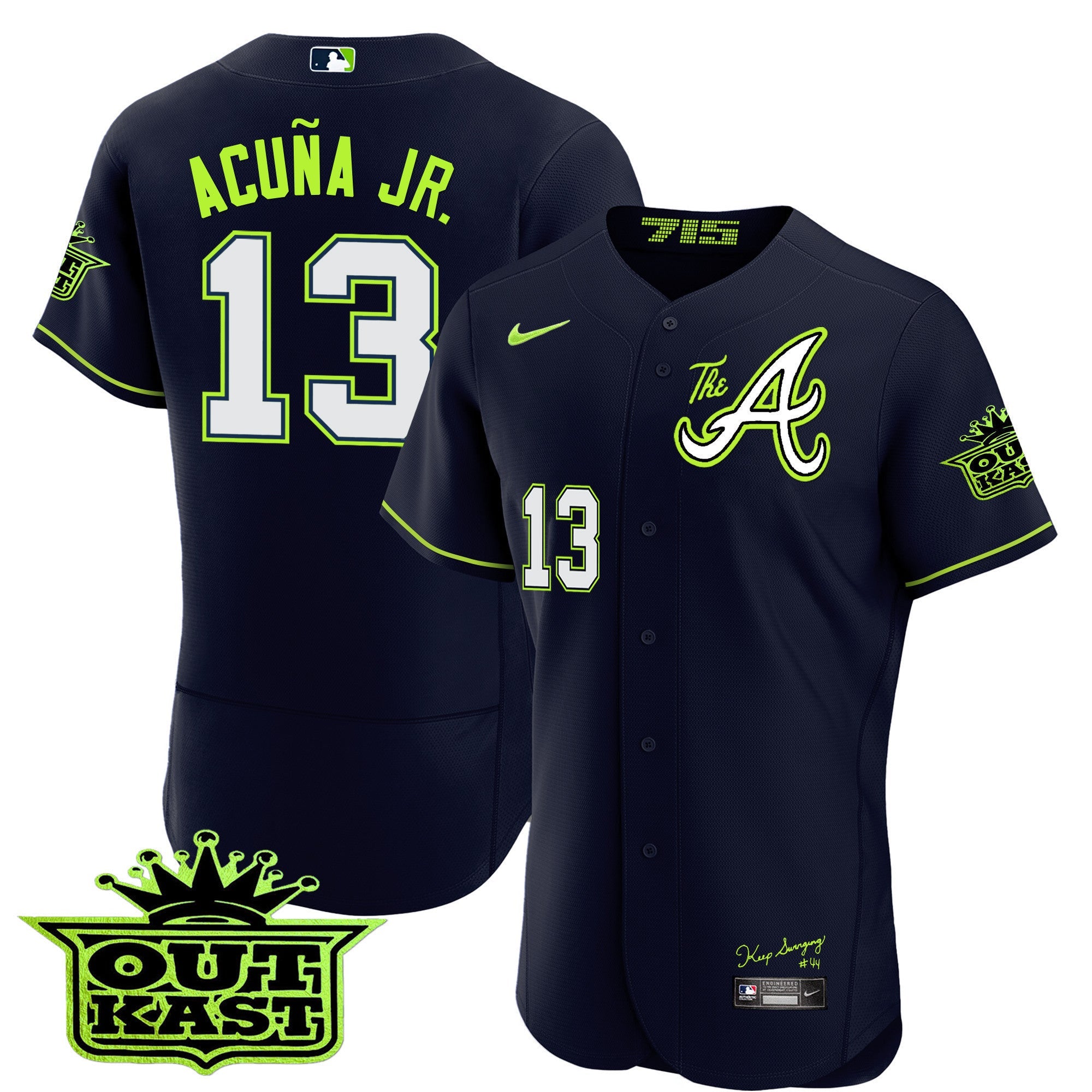 Men’s Atlanta Atliens The A Flex Base Jersey