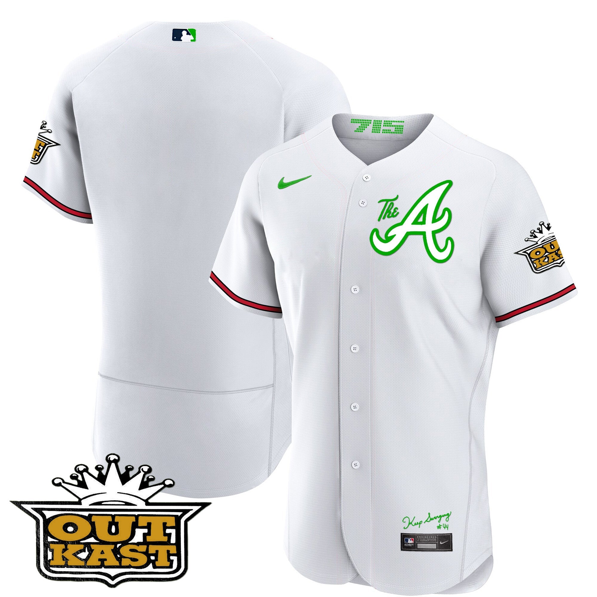 Men’s Atlanta Atliens The A Flex Base Jersey