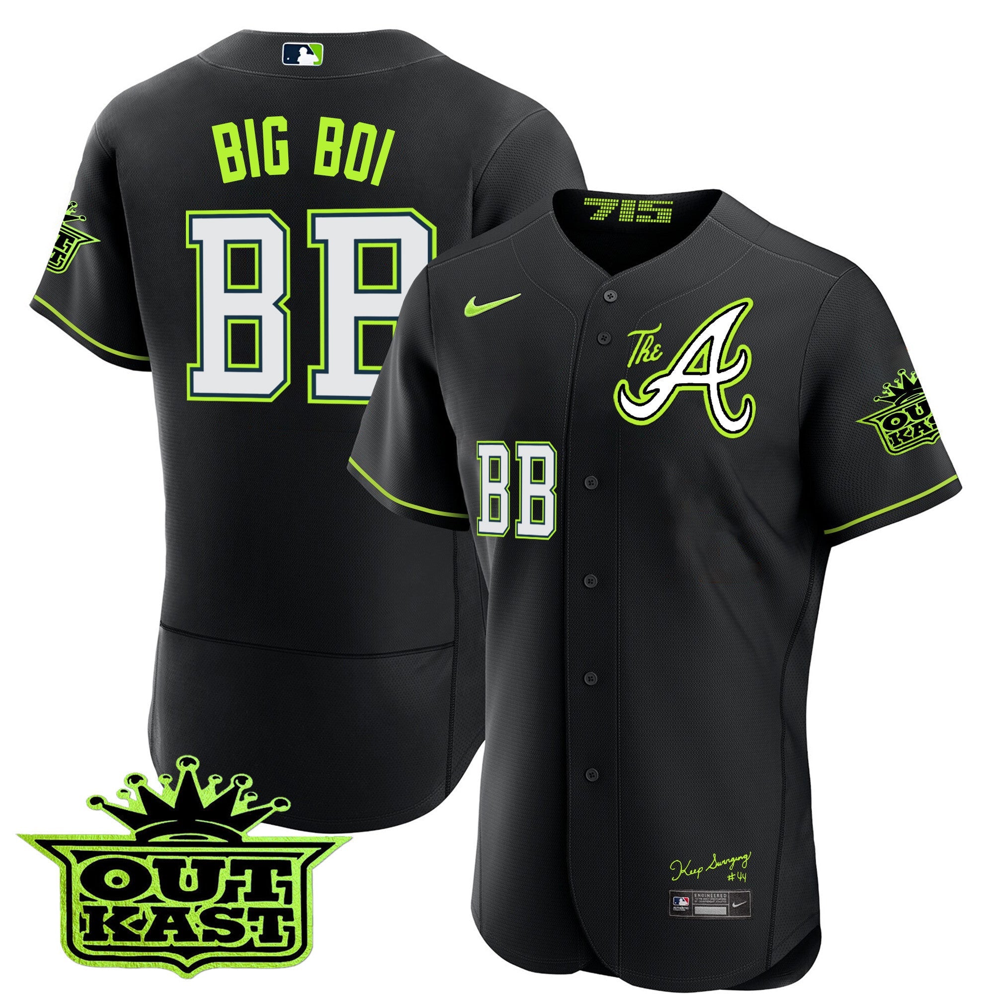 Men’s Atlanta Atliens The A Flex Base Jersey