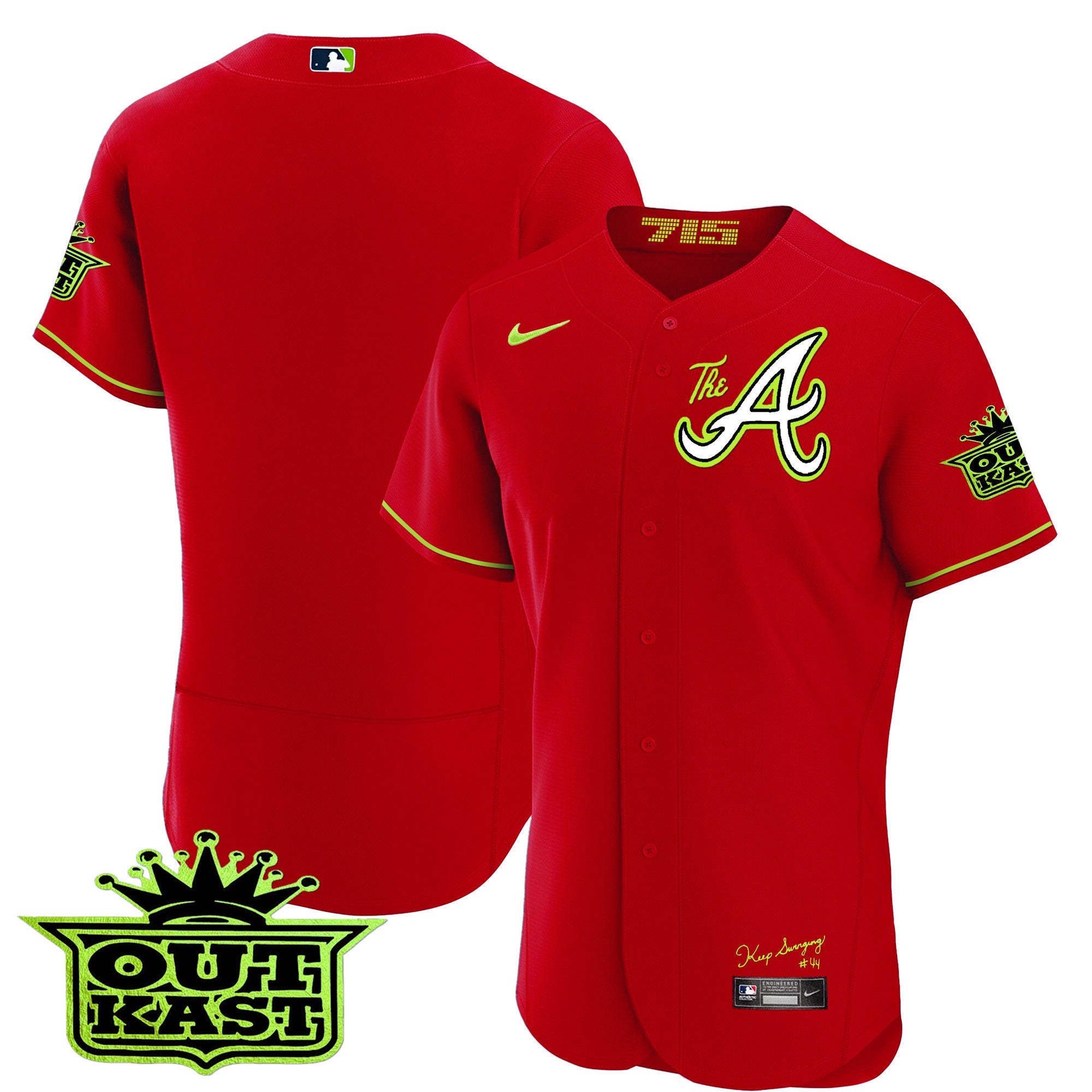 Men’s Atlanta Atliens The A Flex Base Jersey