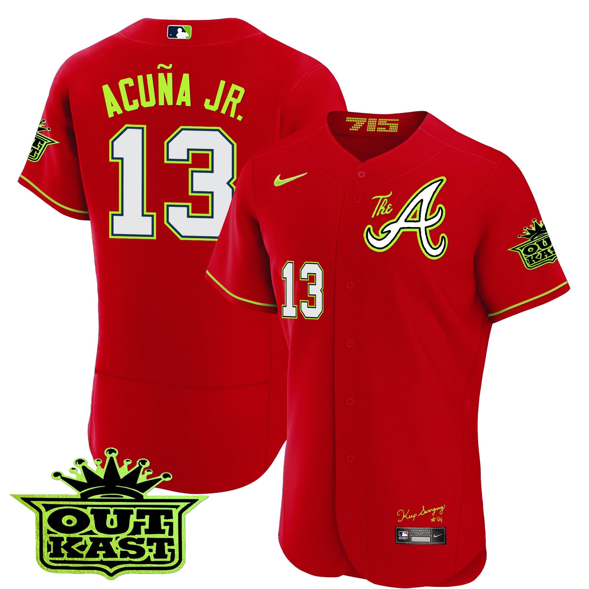Men’s Atlanta Atliens The A Flex Base Jersey