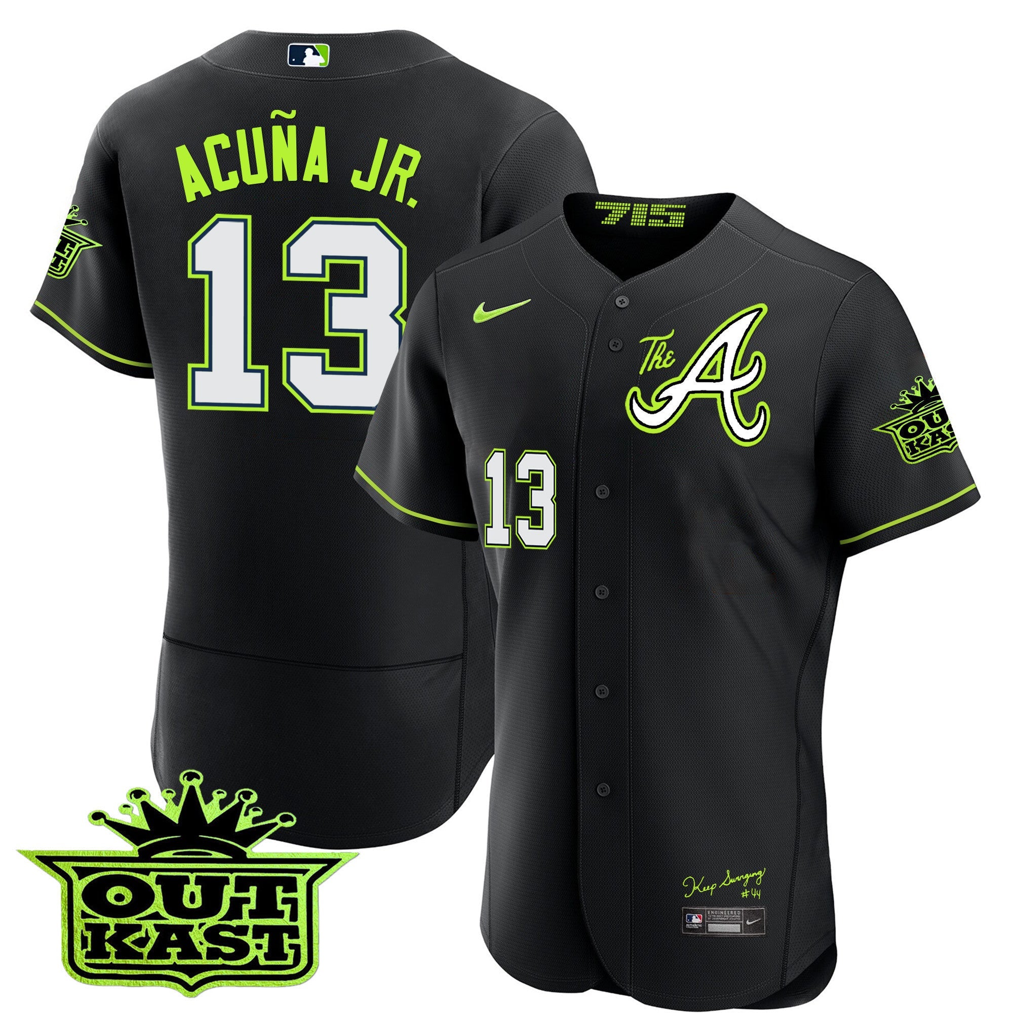 Men’s Atlanta Atliens The A Flex Base Jersey