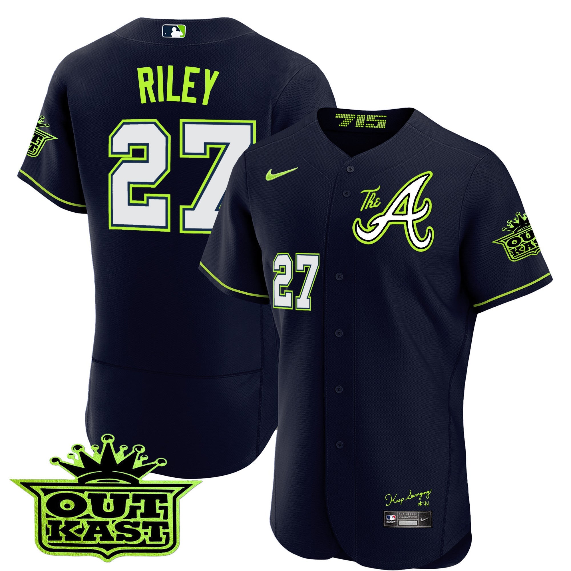 Men’s Atlanta Atliens The A Flex Base Jersey