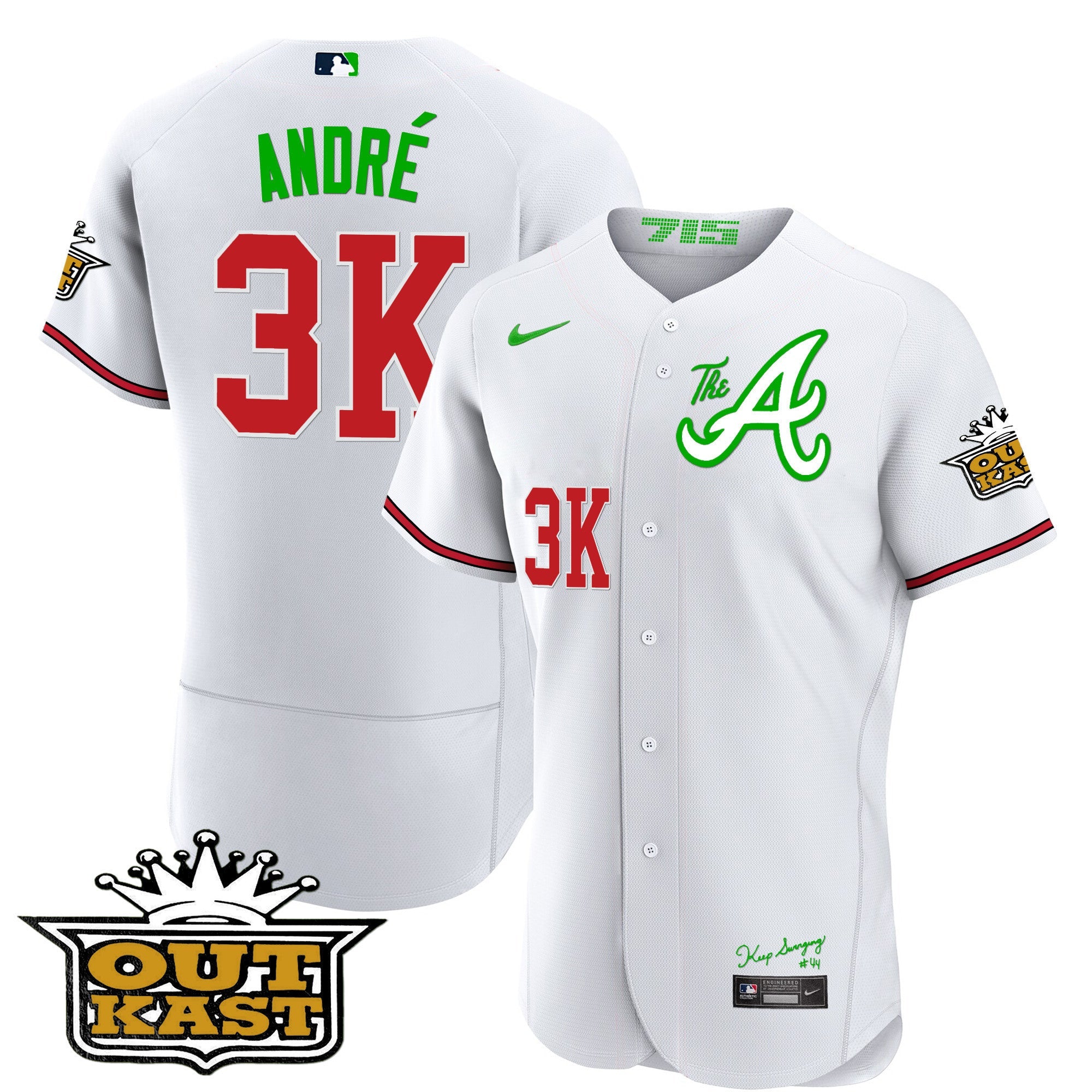 Men’s Atlanta Atliens The A Flex Base Jersey