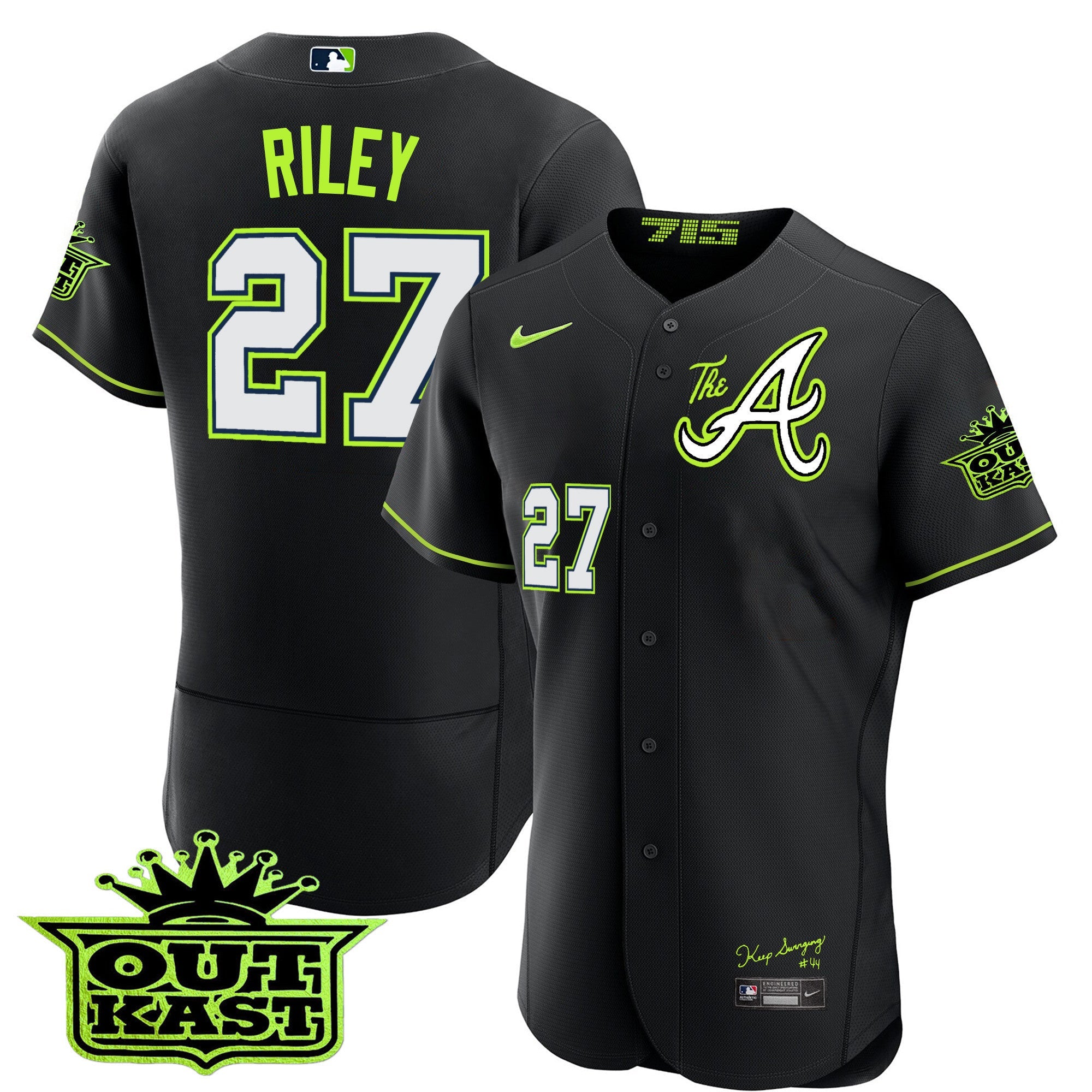 Men’s Atlanta Atliens The A Flex Base Jersey