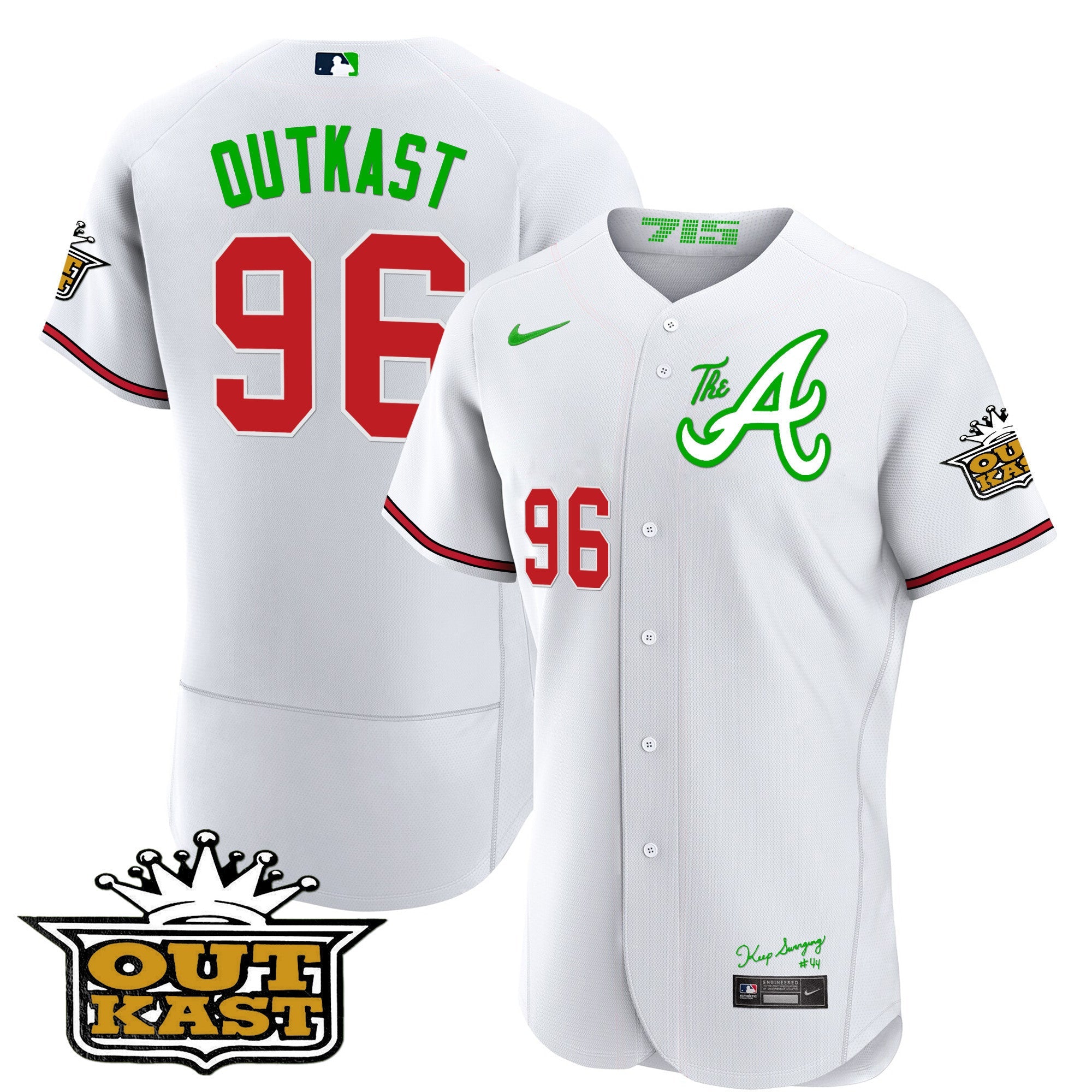 Men’s Atlanta Atliens The A Flex Base Jersey