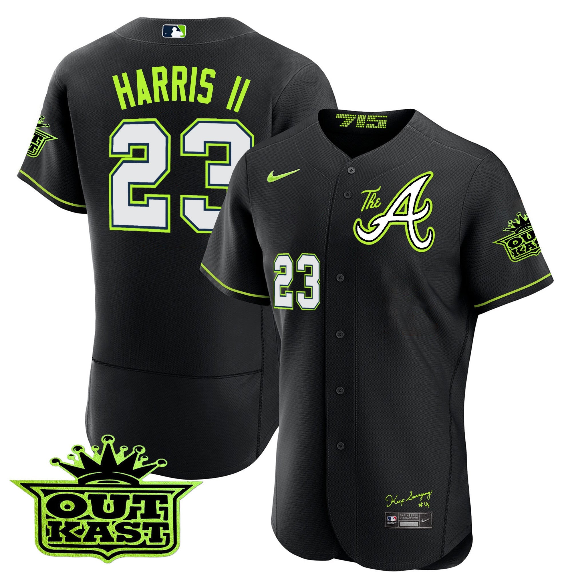 Men’s Atlanta Atliens The A Flex Base Jersey