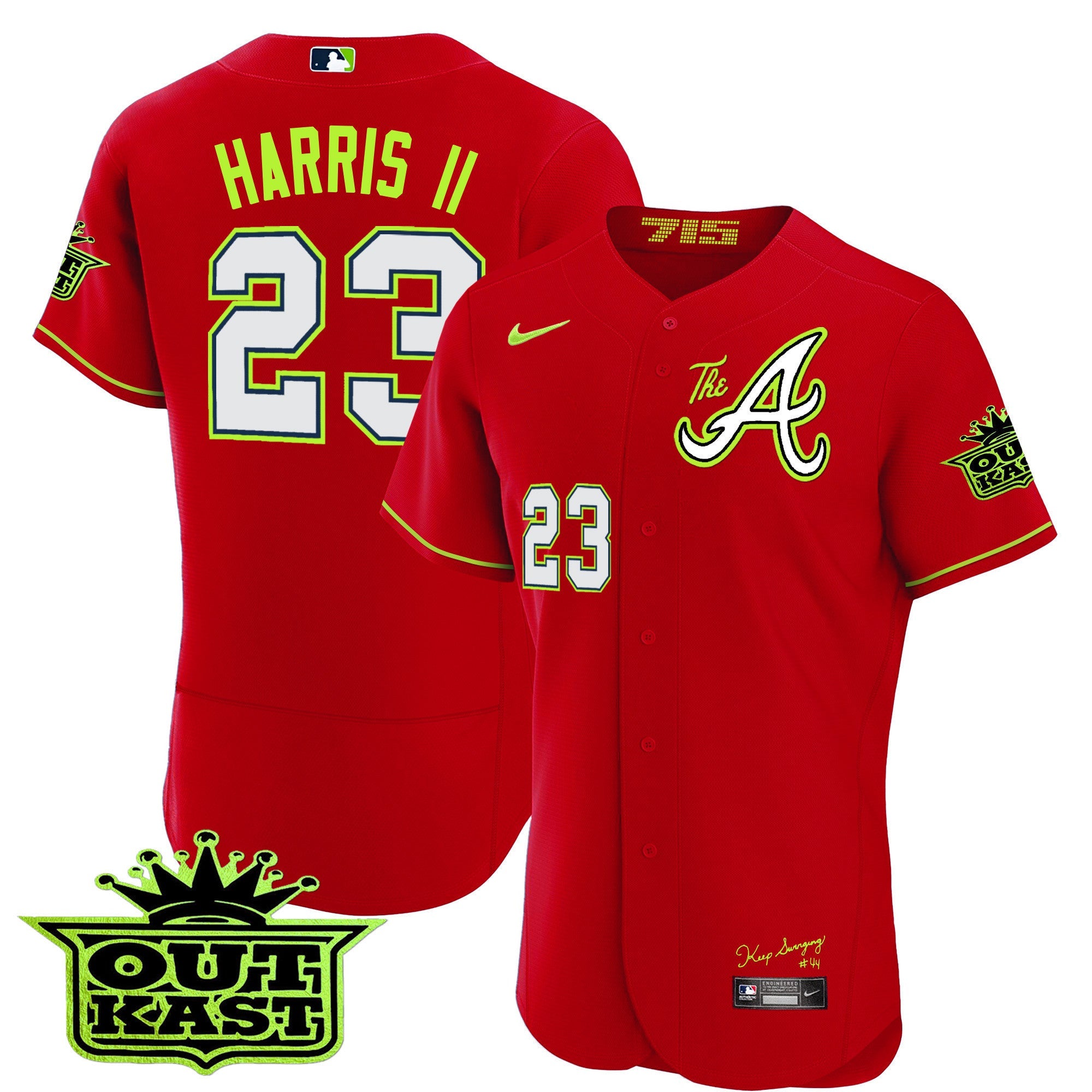 Men’s Atlanta Atliens The A Flex Base Jersey