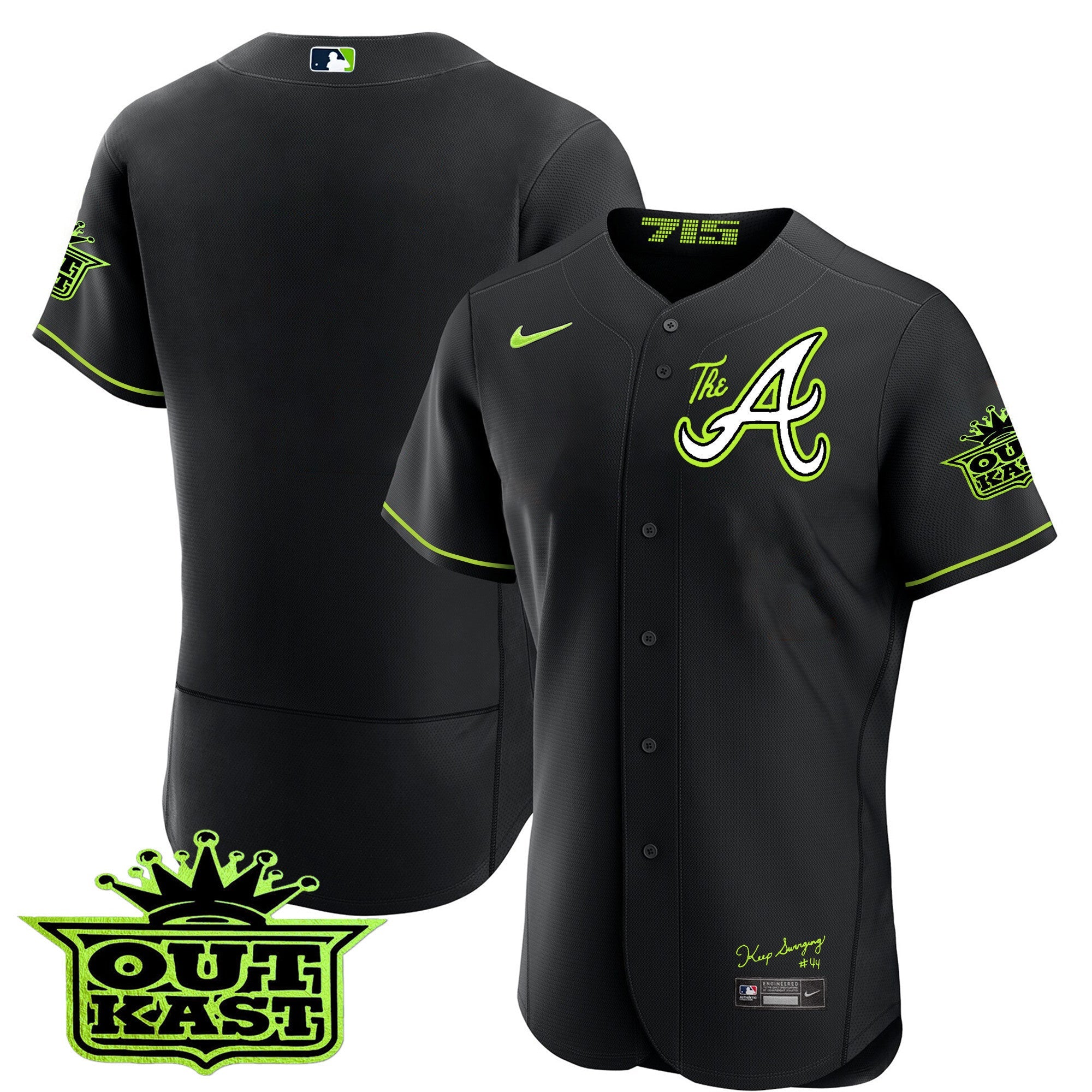 Men’s Atlanta Atliens The A Flex Base Jersey