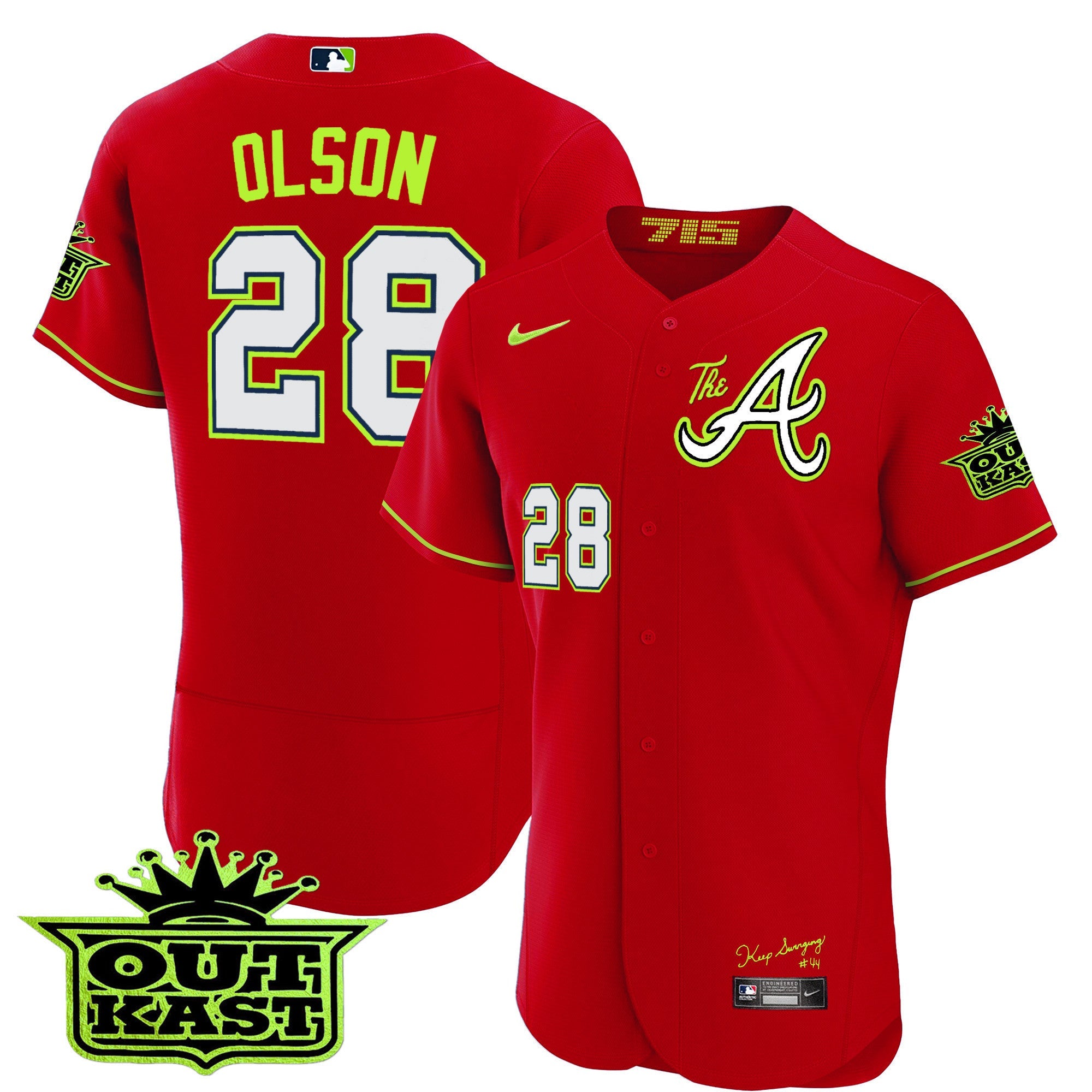 Men’s Atlanta Atliens The A Flex Base Jersey