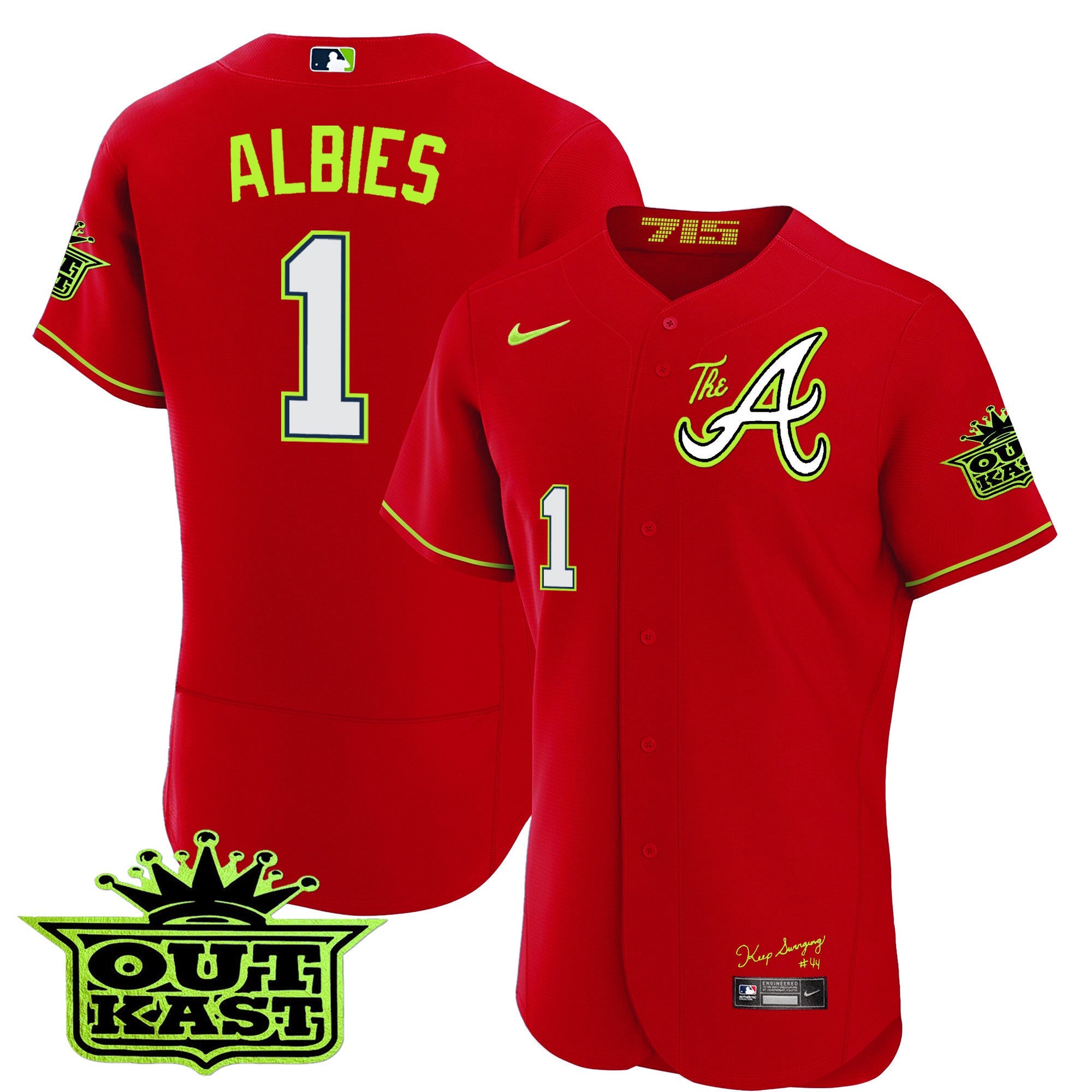 Men’s Atlanta Atliens The A Flex Base Jersey