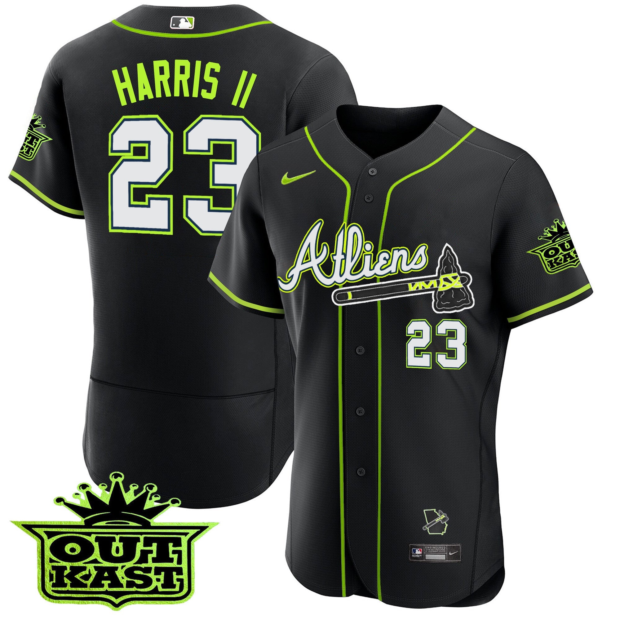 Youth’s Atlanta Atliens Flex Base Jersey