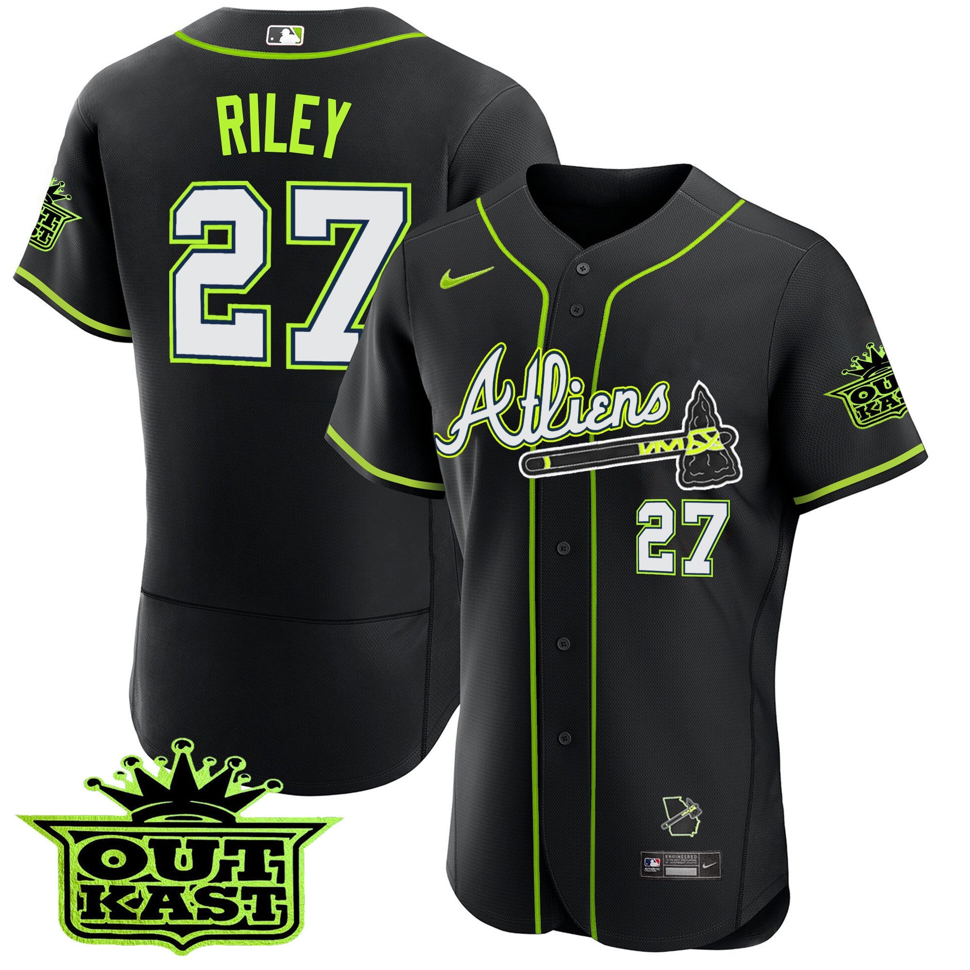 Youth’s Atlanta Atliens Flex Base Jersey