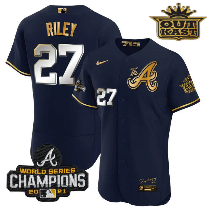 Men’s Atlanta Outkast Gold The A Flex Base Jersey