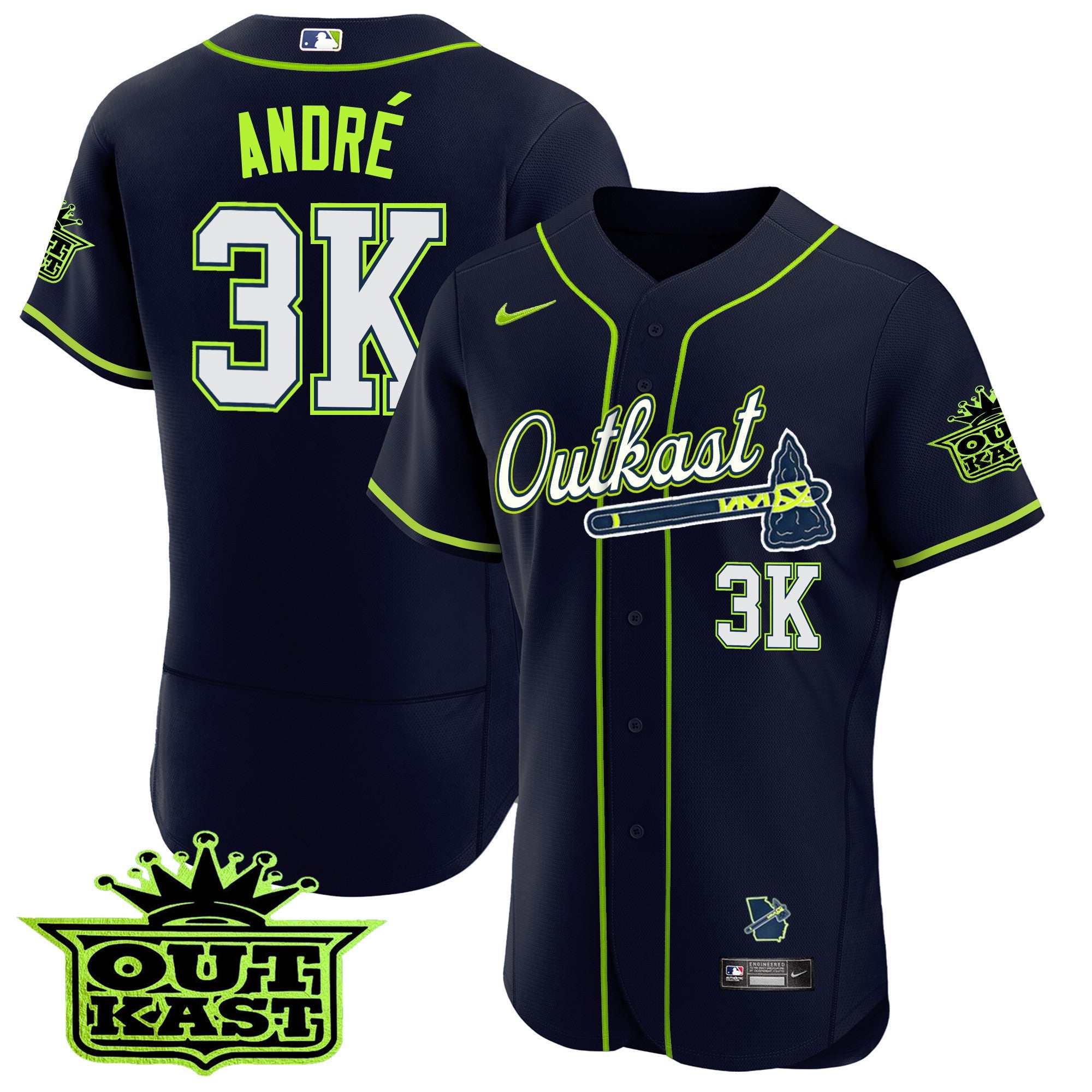 Men’s Atlanta Outkast Flex Base Jersey