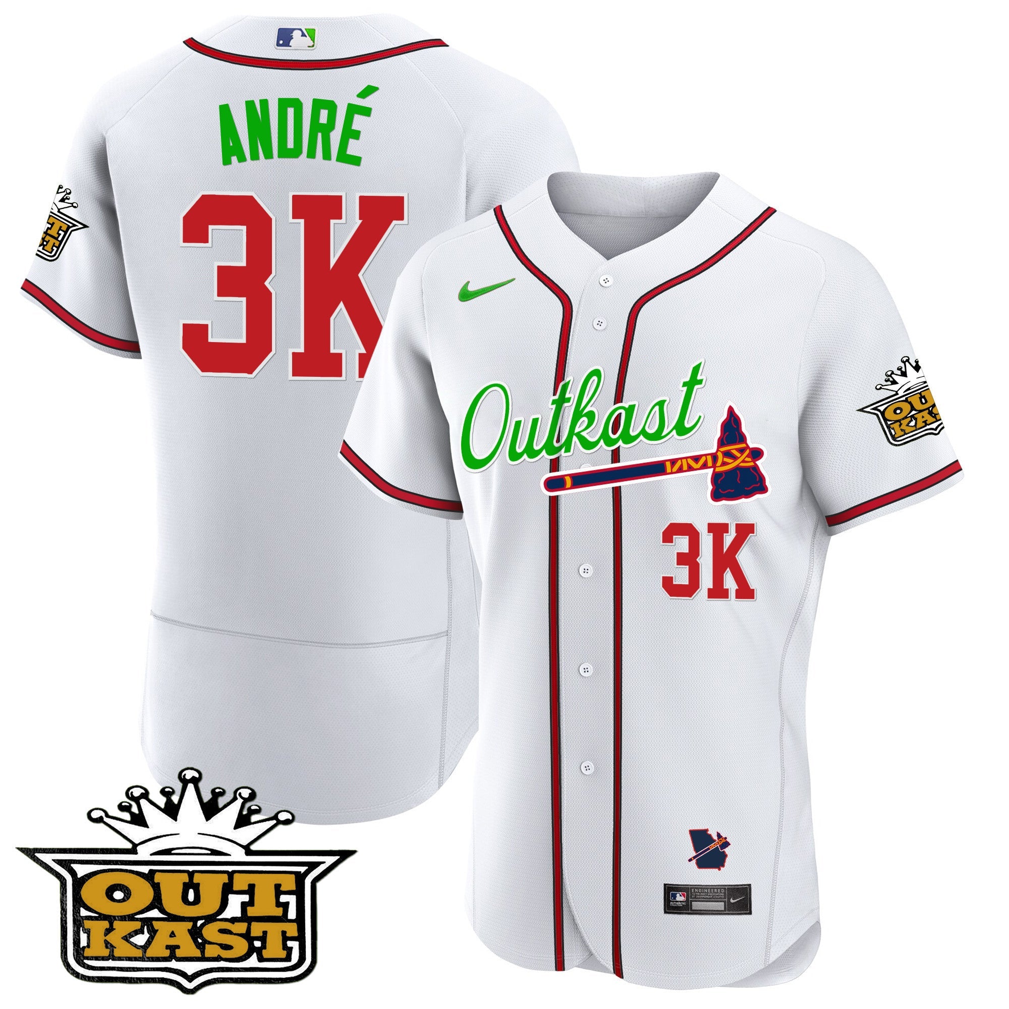 Men’s Atlanta Outkast Flex Base Jersey