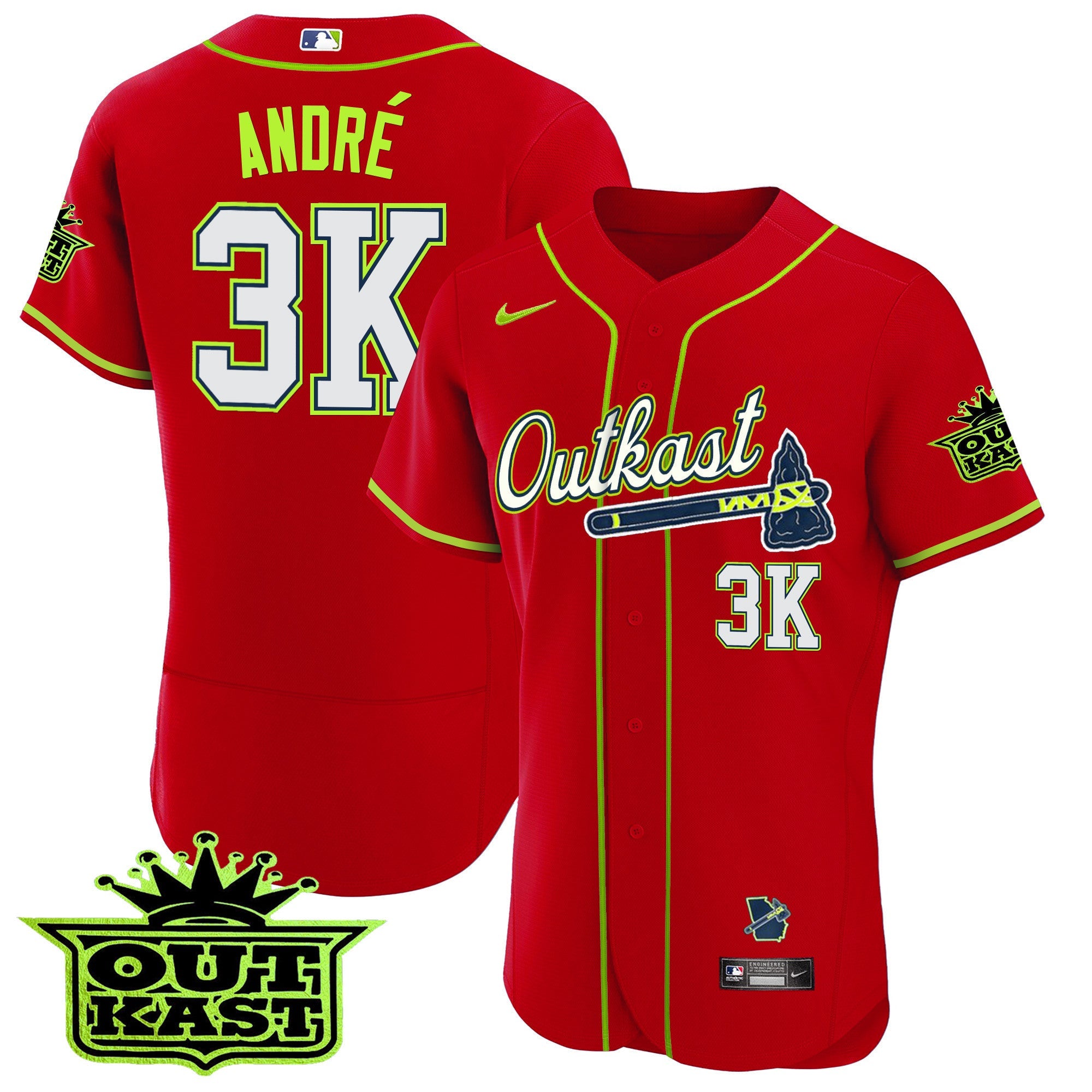 Men’s Atlanta Outkast Flex Base Jersey