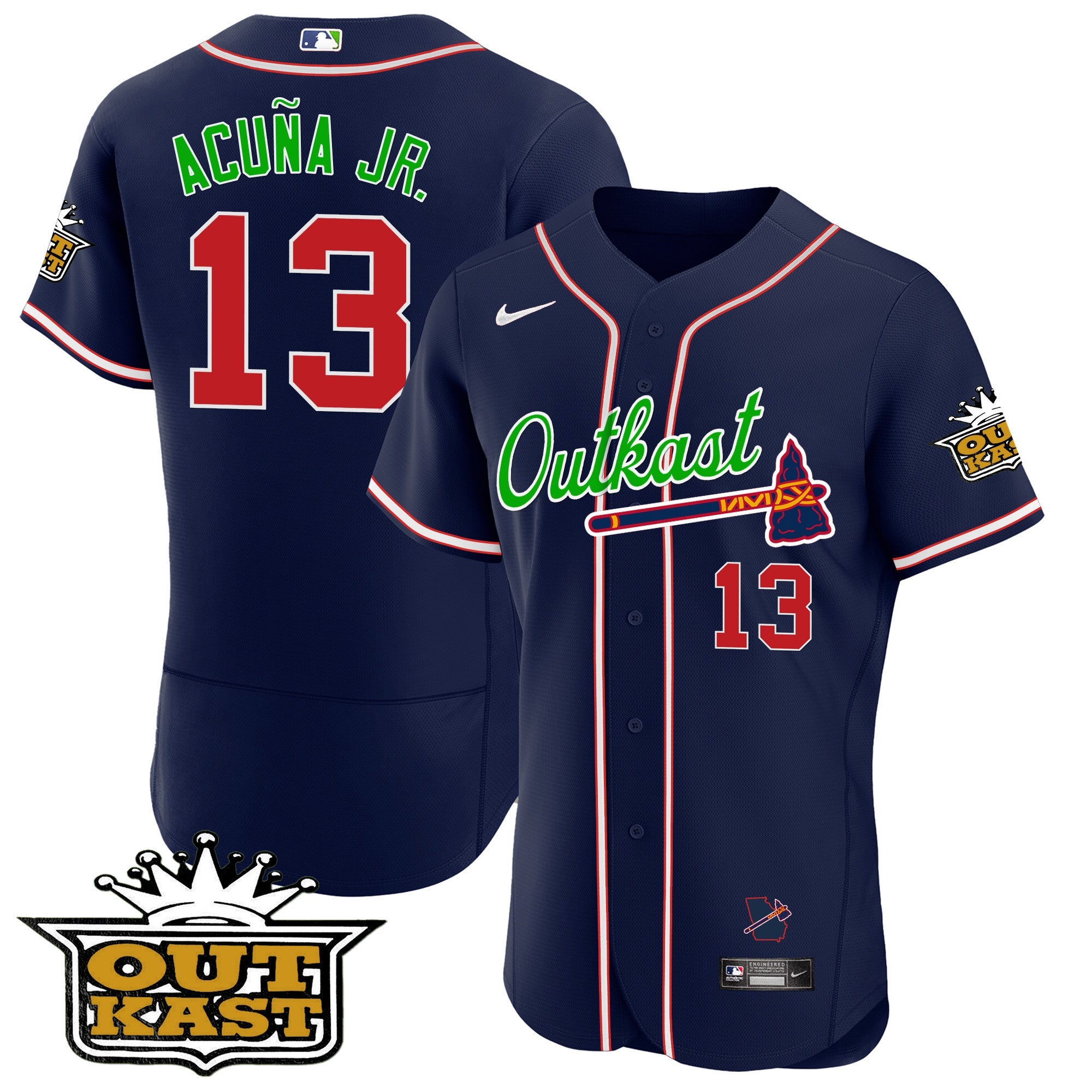 Men’s Atlanta Outkast Flex Base Jersey
