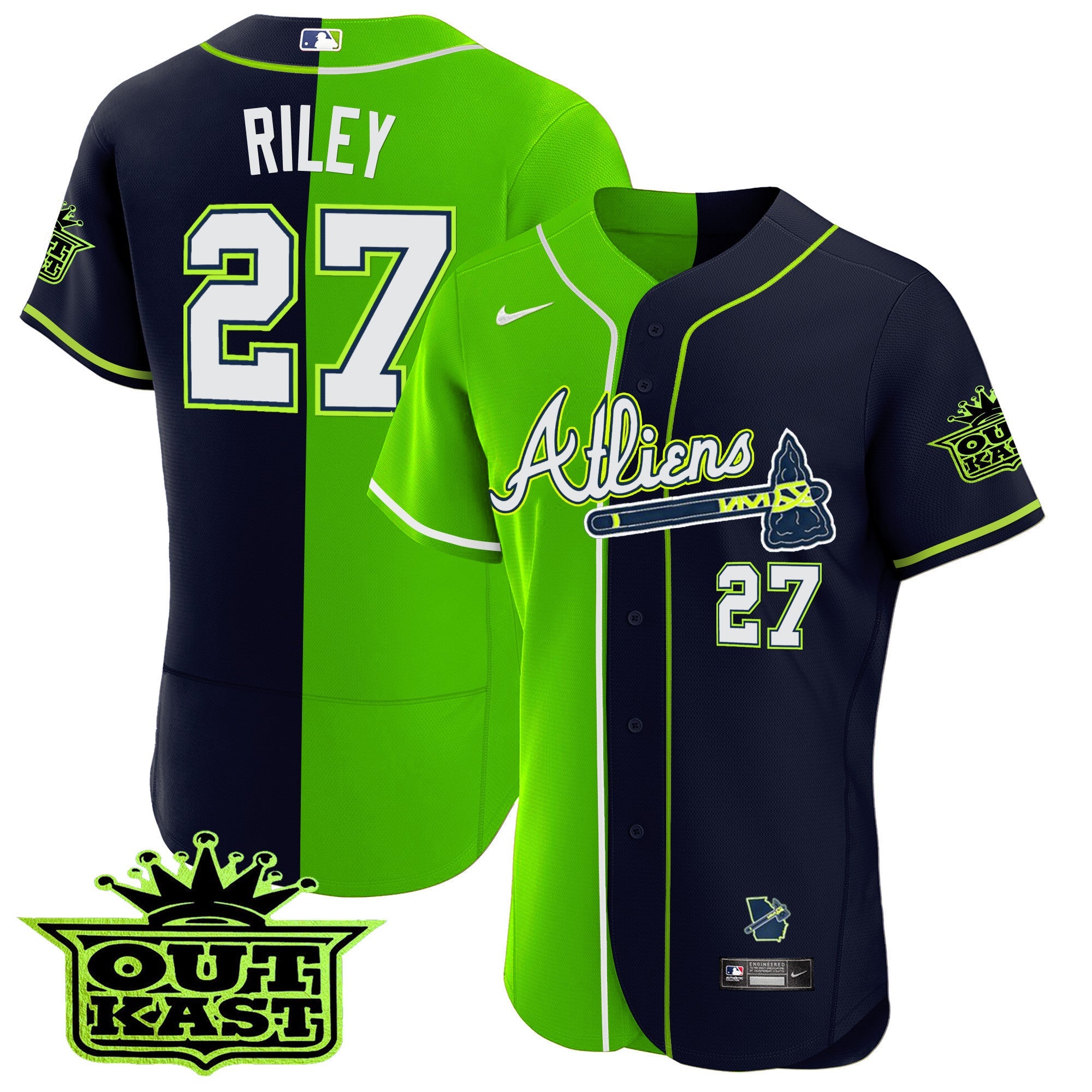 Men’s Atlanta Atliens Alternate Flex Base Jersey
