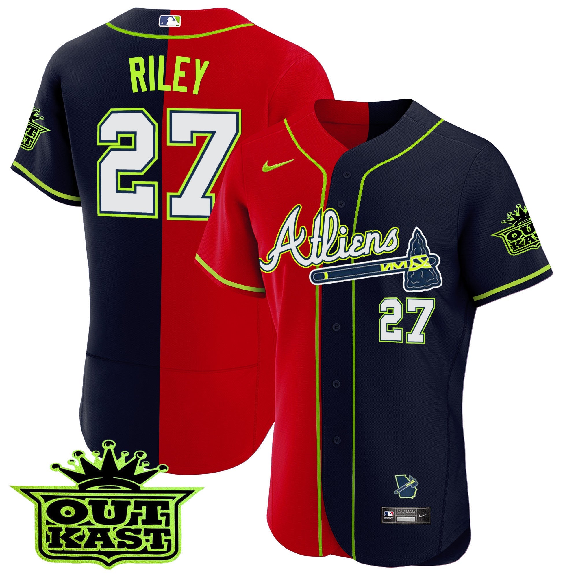 Men’s Atlanta Atliens Alternate Flex Base Jersey