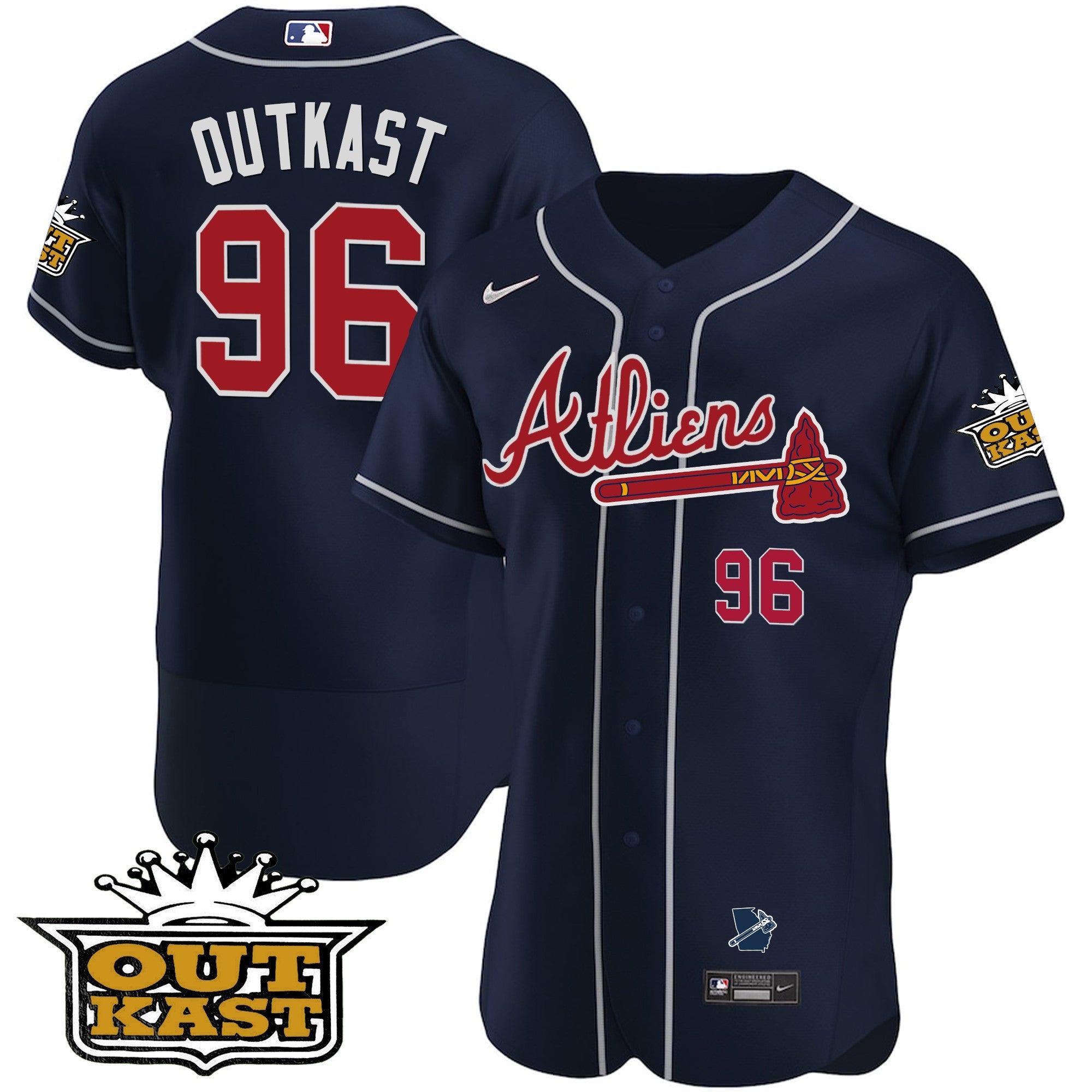 Men’s Atlanta Atliens Flex Base Jersey V2