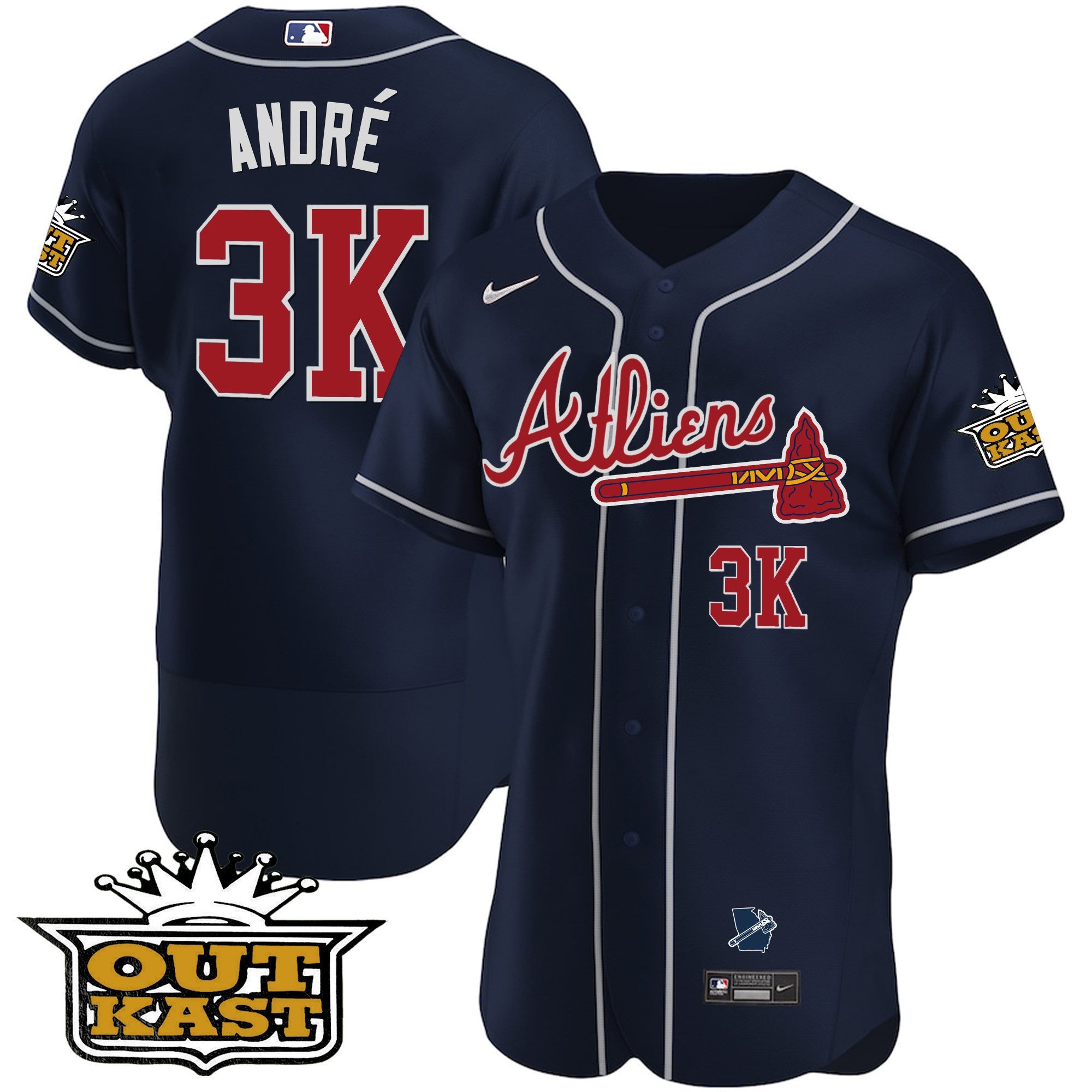 Men’s Atlanta Atliens Flex Base Jersey V2