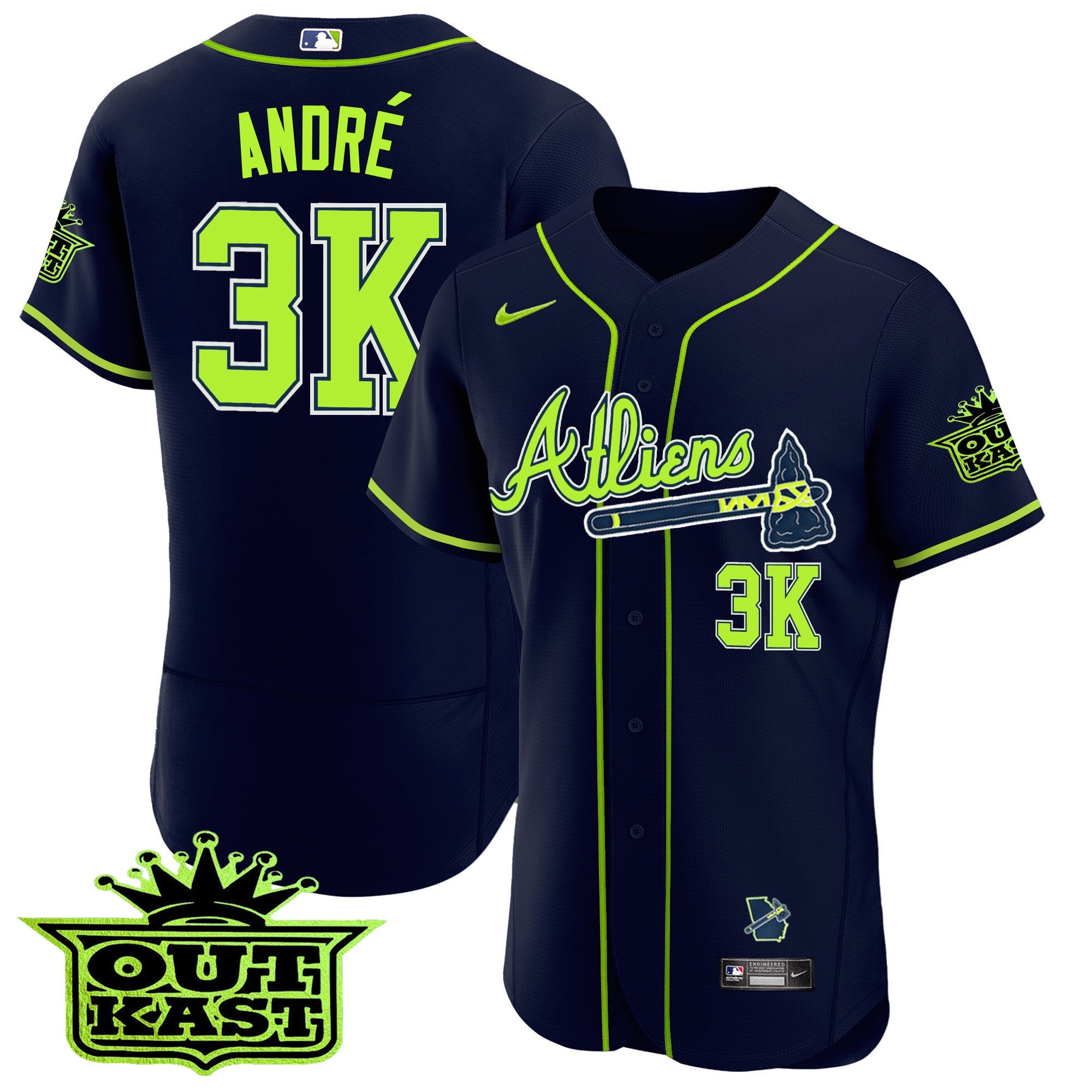 Men’s Atlanta Atliens Flex Base Jersey V3