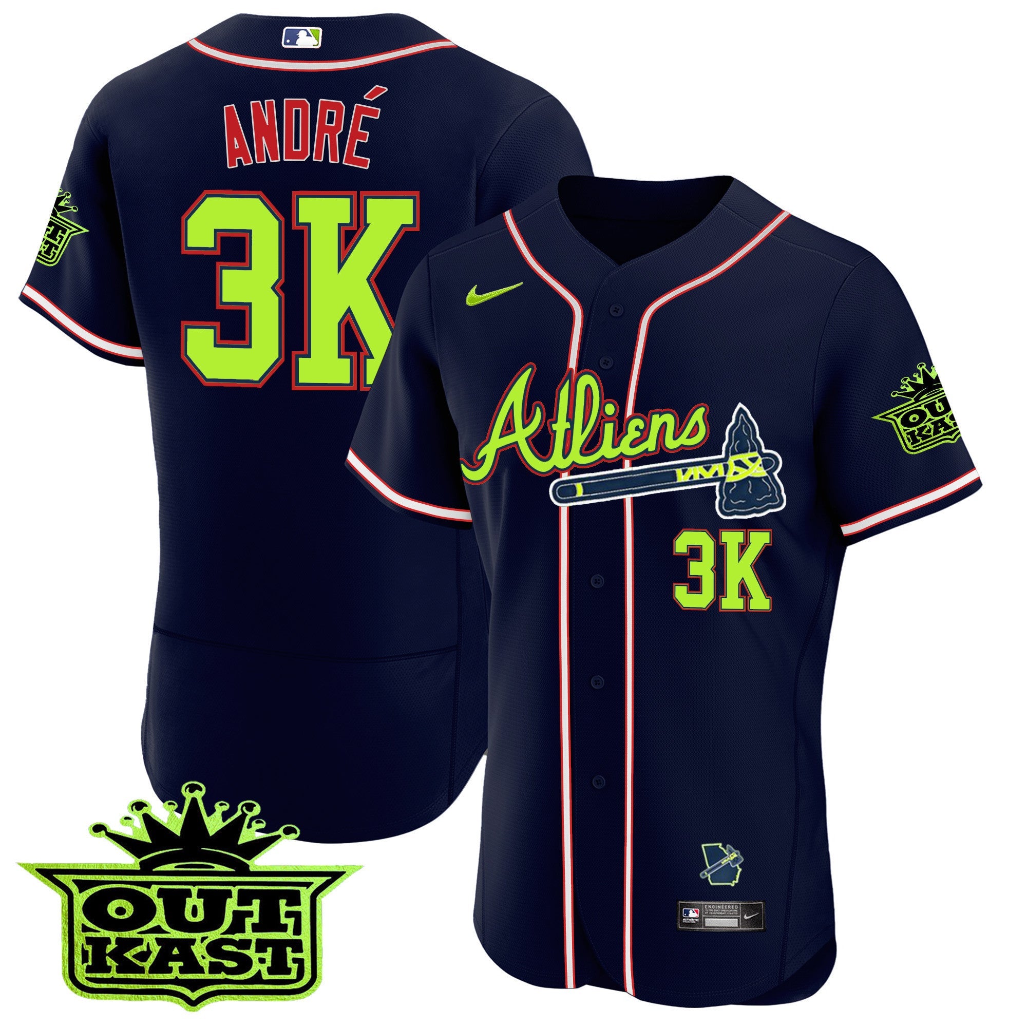 Men’s Atlanta Atliens Flex Base Jersey V3