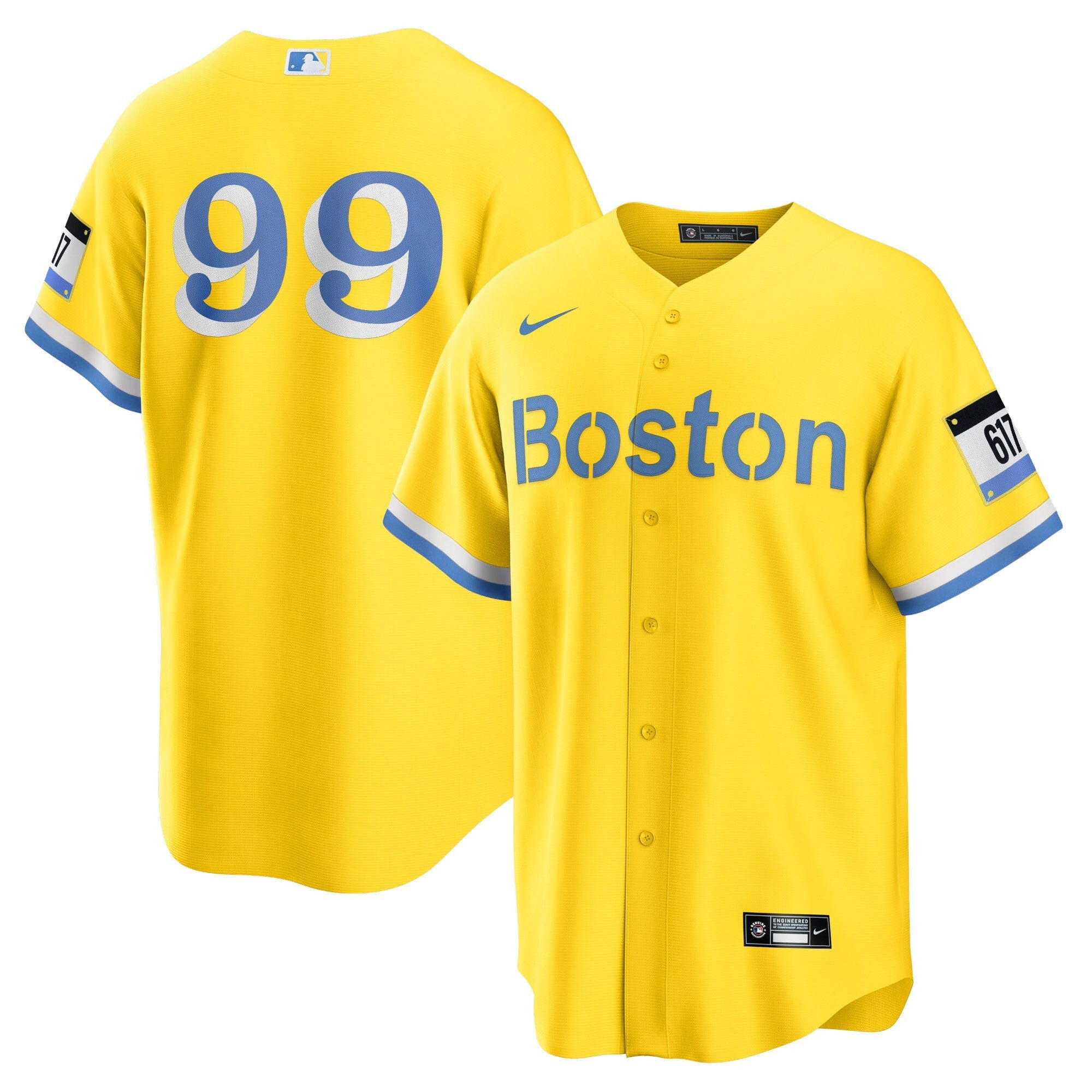Men’s Boston Yellow Jersey