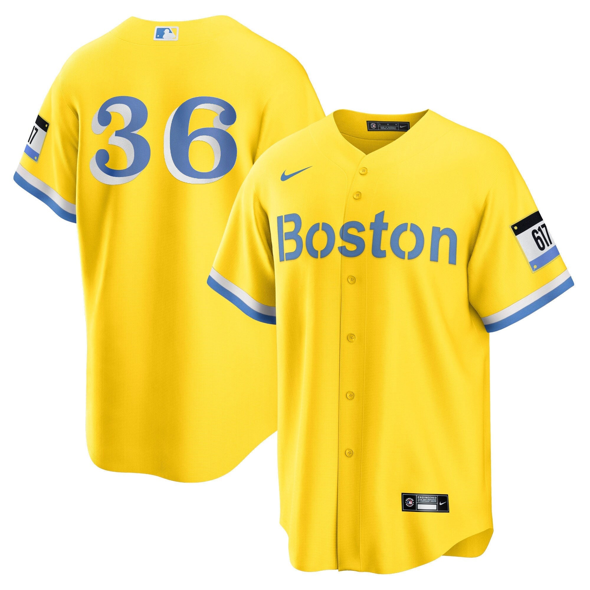 Men’s Boston Yellow Jersey