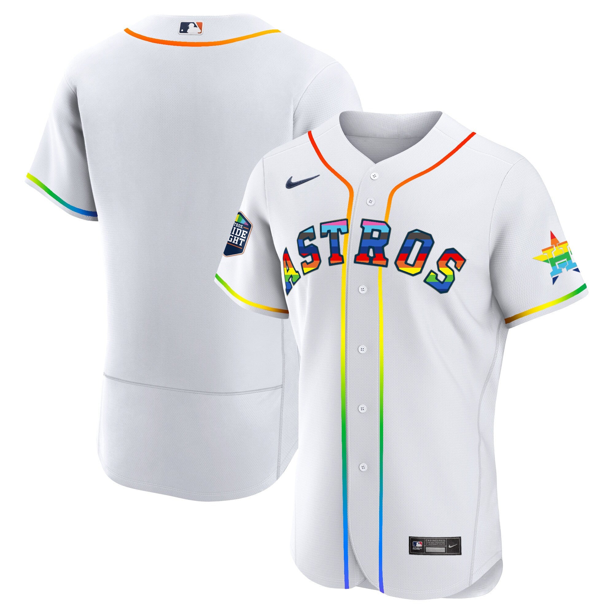 Men’s Houston 2023 Flex Base Pride Jersey – Stitched