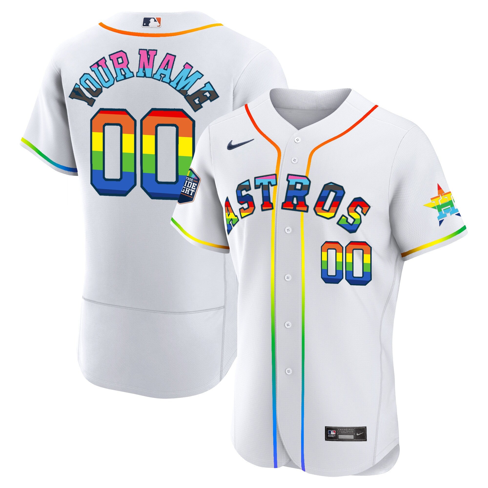 Houston 2023 Pride Custom Jersey – Stitched