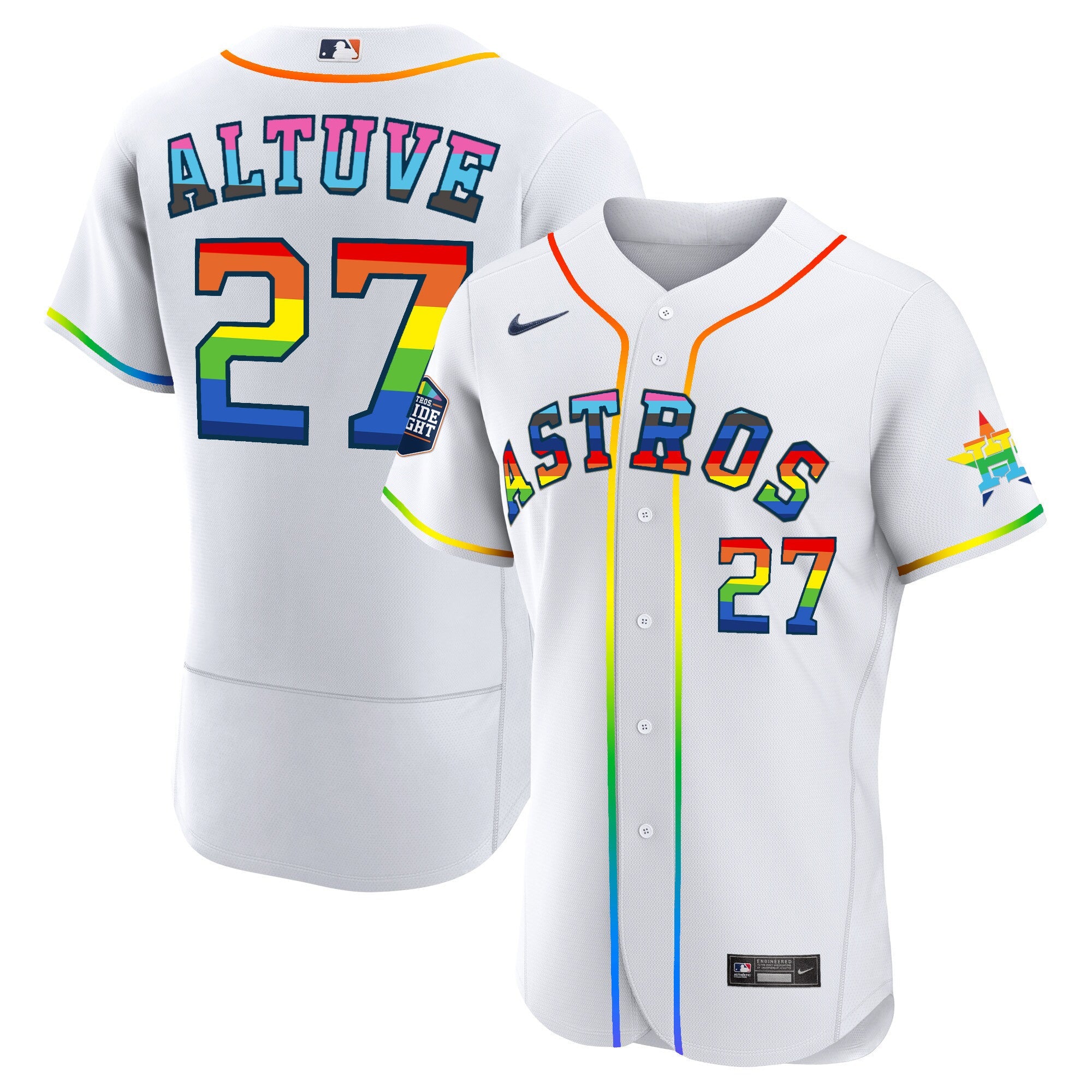 Men’s Houston 2023 Flex Base Pride Jersey – Stitched