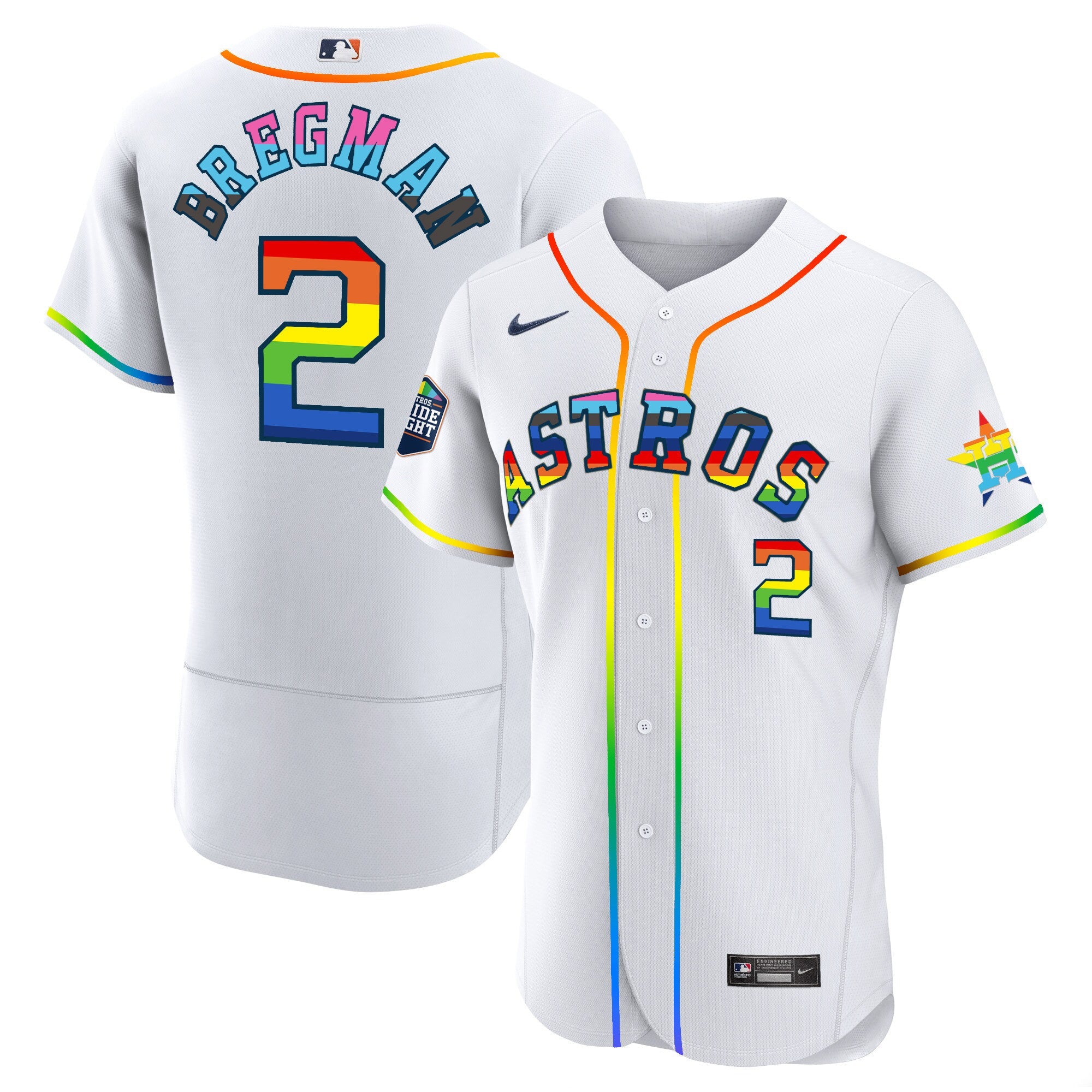 Men’s Houston 2023 Flex Base Pride Jersey – Stitched