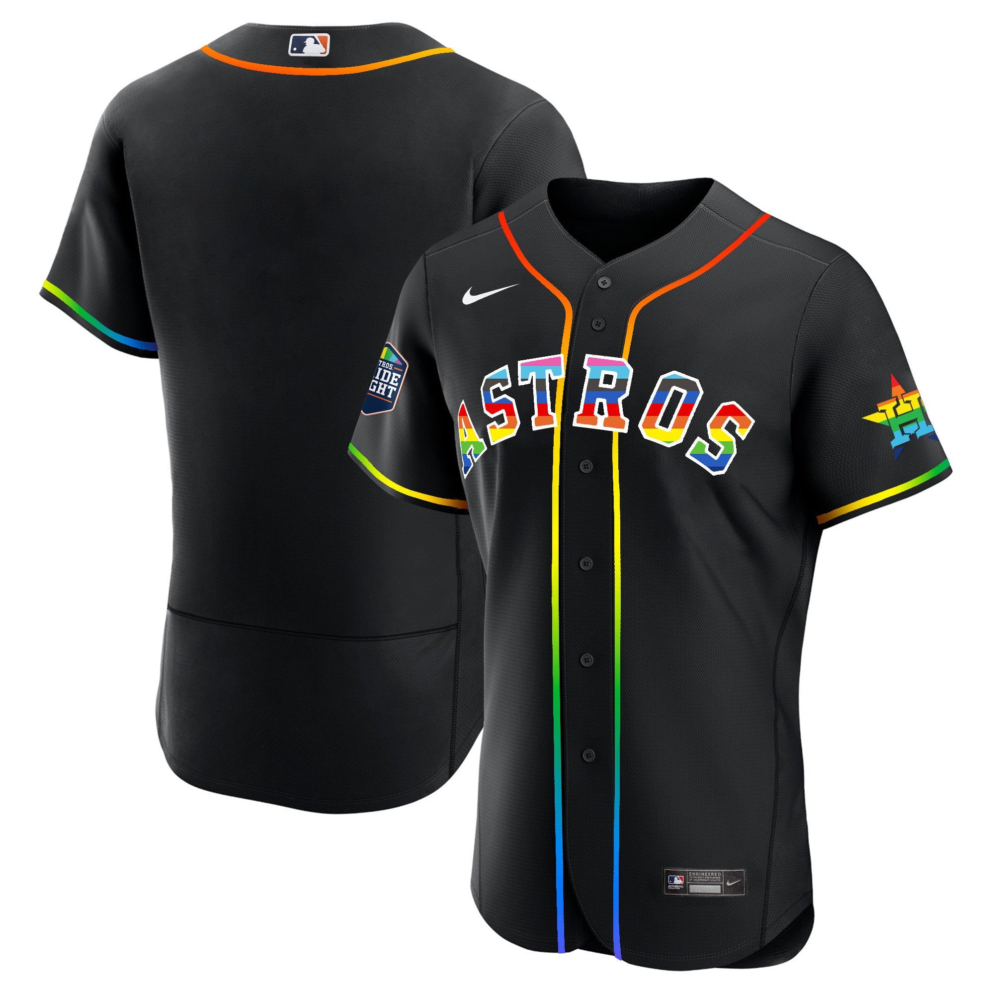 Men’s Houston 2023 Flex Base Pride Jersey – Stitched