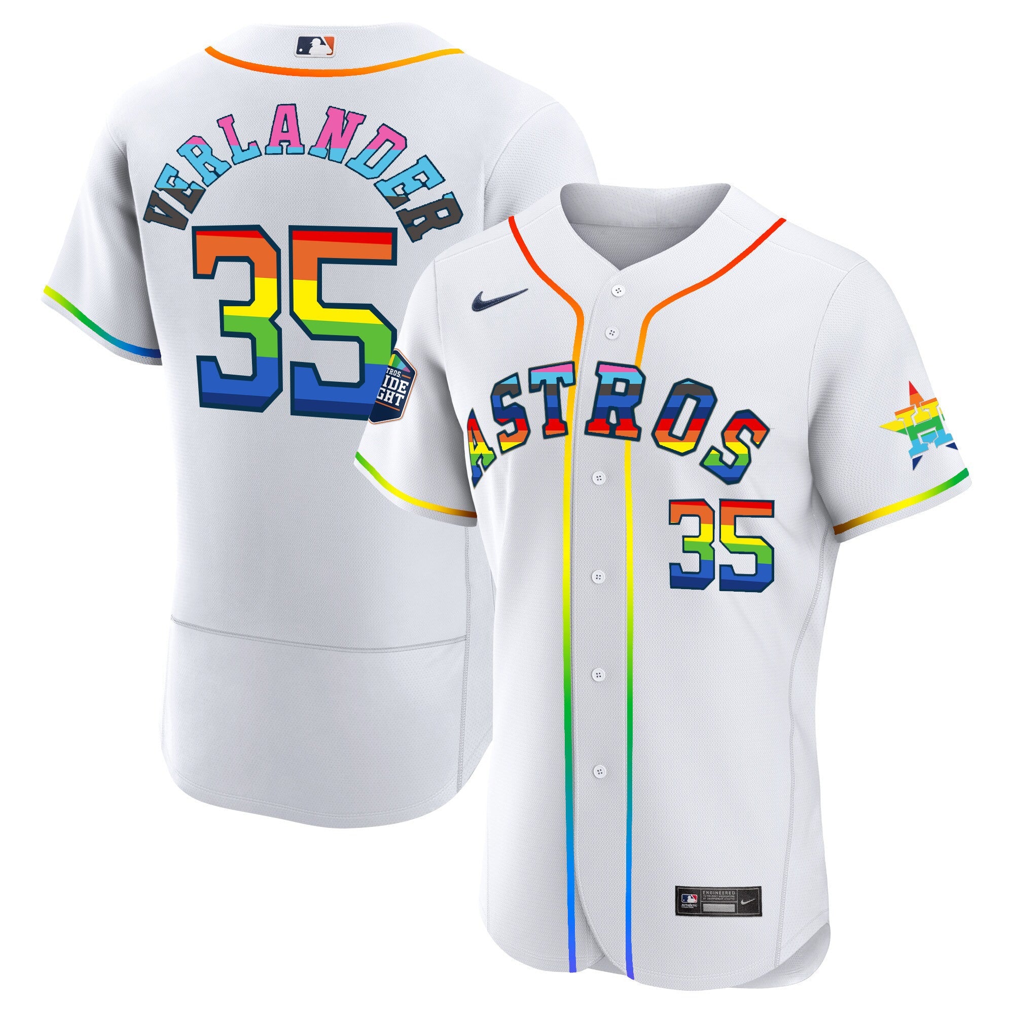 Men’s Houston 2023 Flex Base Pride Jersey – Stitched