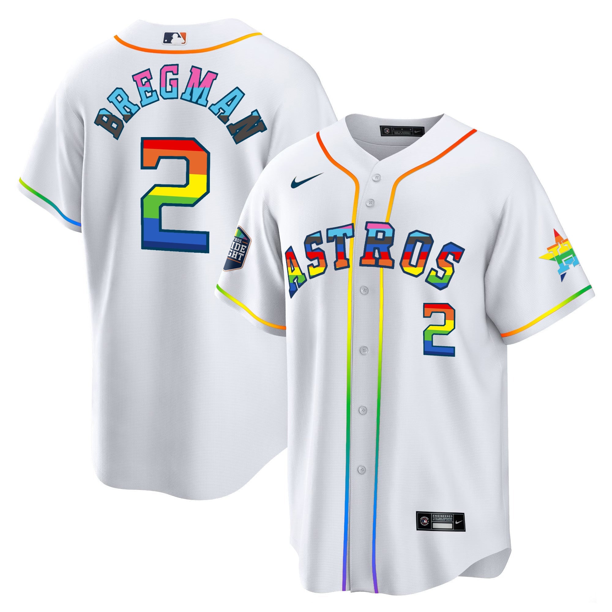 Men’s Houston 2023 Cool Base Pride Jersey – Stitched