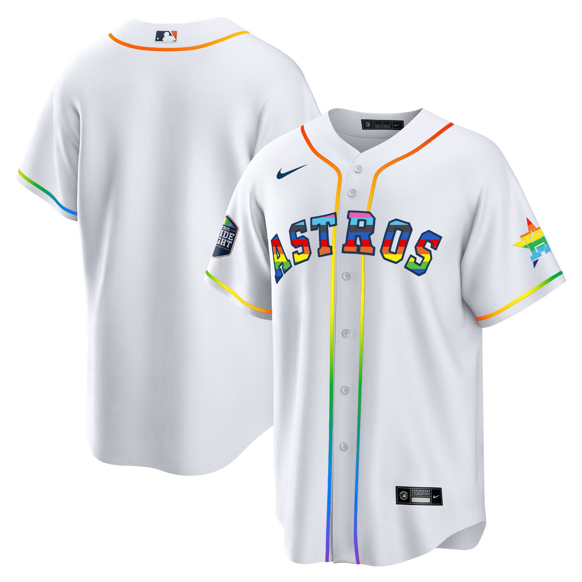 Men’s Houston 2023 Cool Base Pride Jersey – Stitched