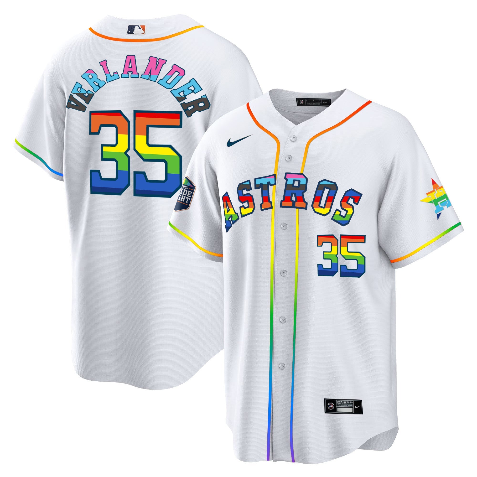 Men’s Houston 2023 Cool Base Pride Jersey – Stitched