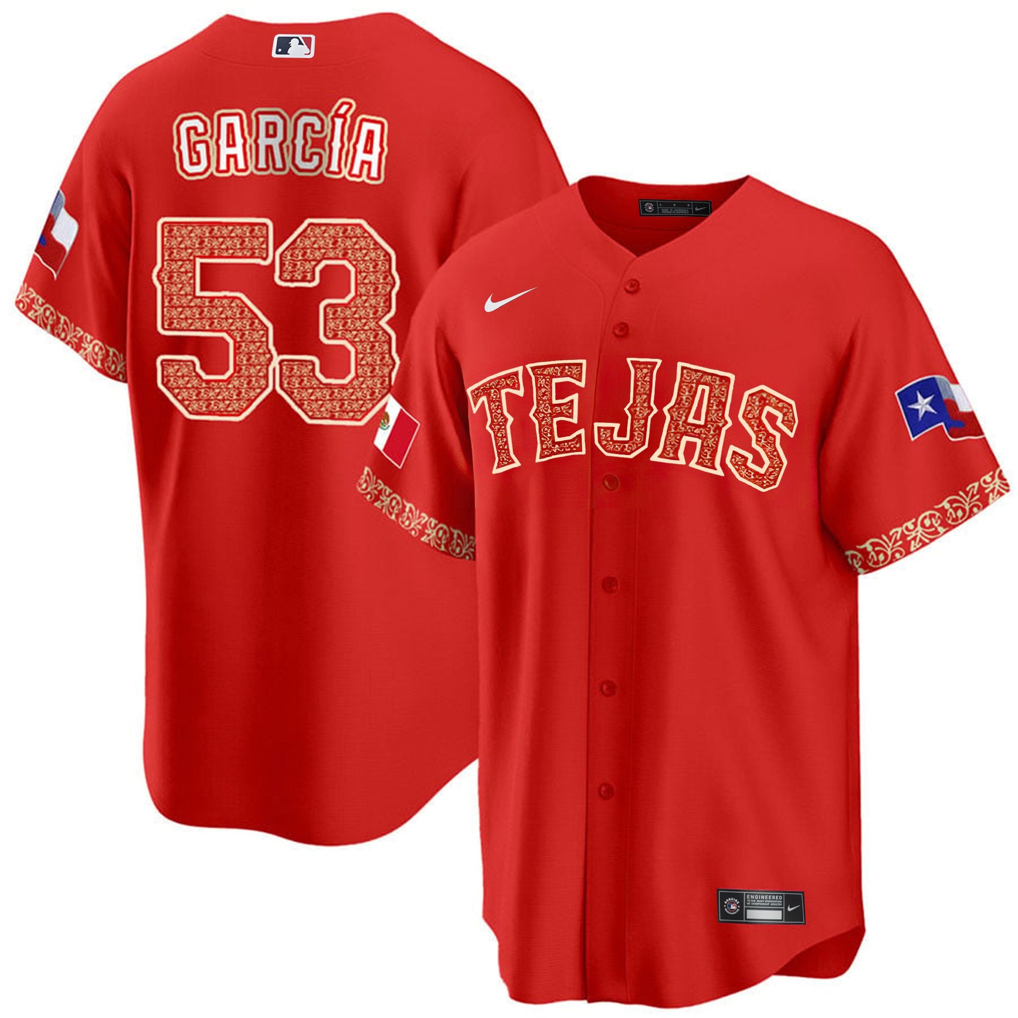 Men’s Texas Mexican Cool Base Jersey