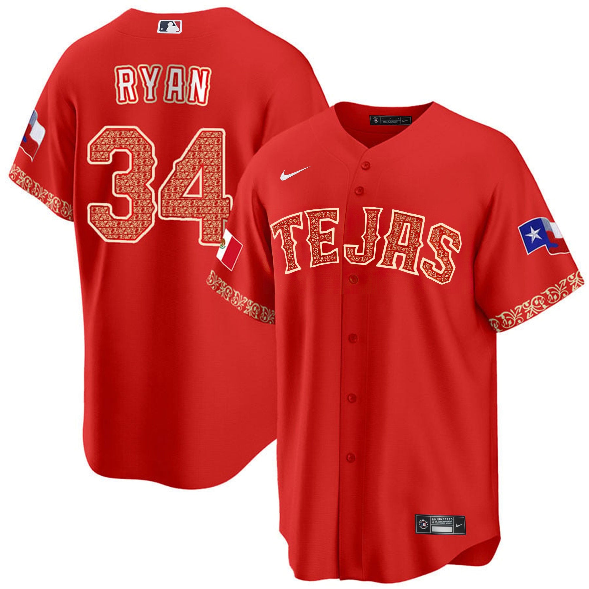 Men’s Texas Mexican Cool Base Jersey