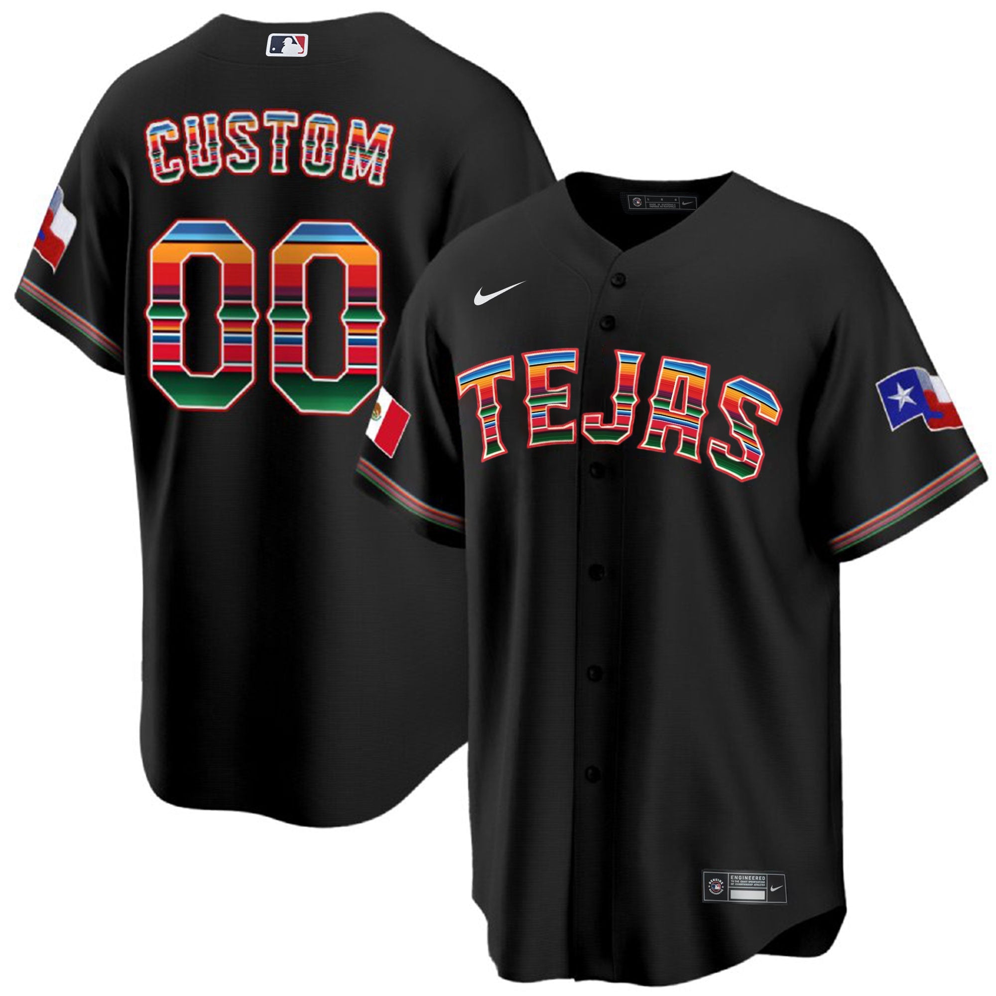 Texas Mexican Custom Jersey V2